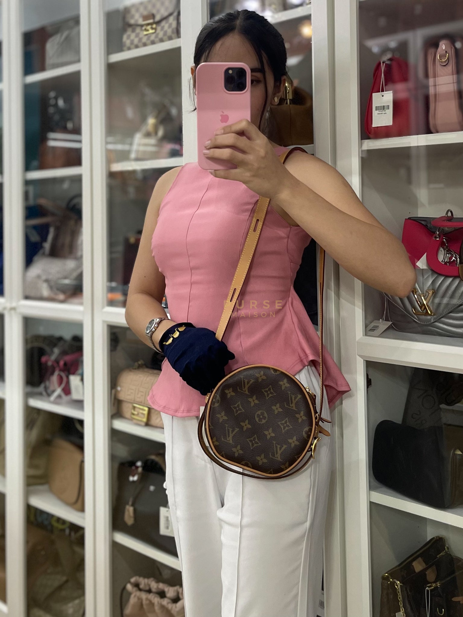 Boite Chapeau Souple MM in Monogram Canvas (Date Code: PL0270) | Purse Maison Luxury Bags Shop