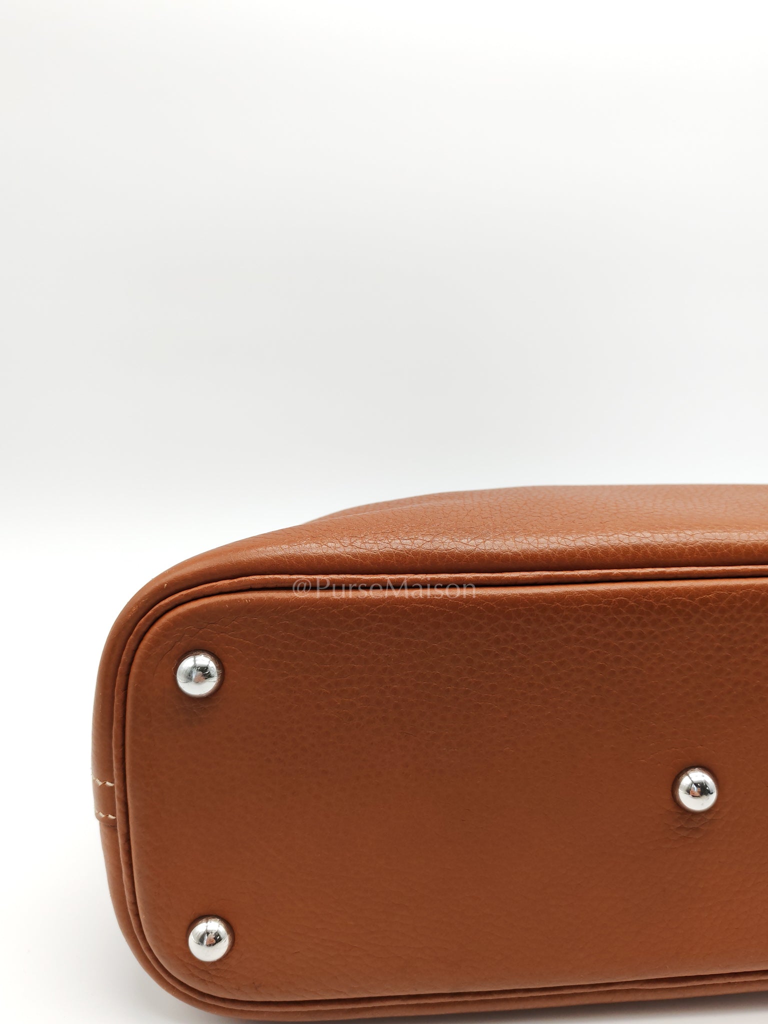 Bolide 31 Gold Taurillon Clemence Leather in Palladium Hardware Stamp C(2018) | Purse Maison Luxury Bags Shop