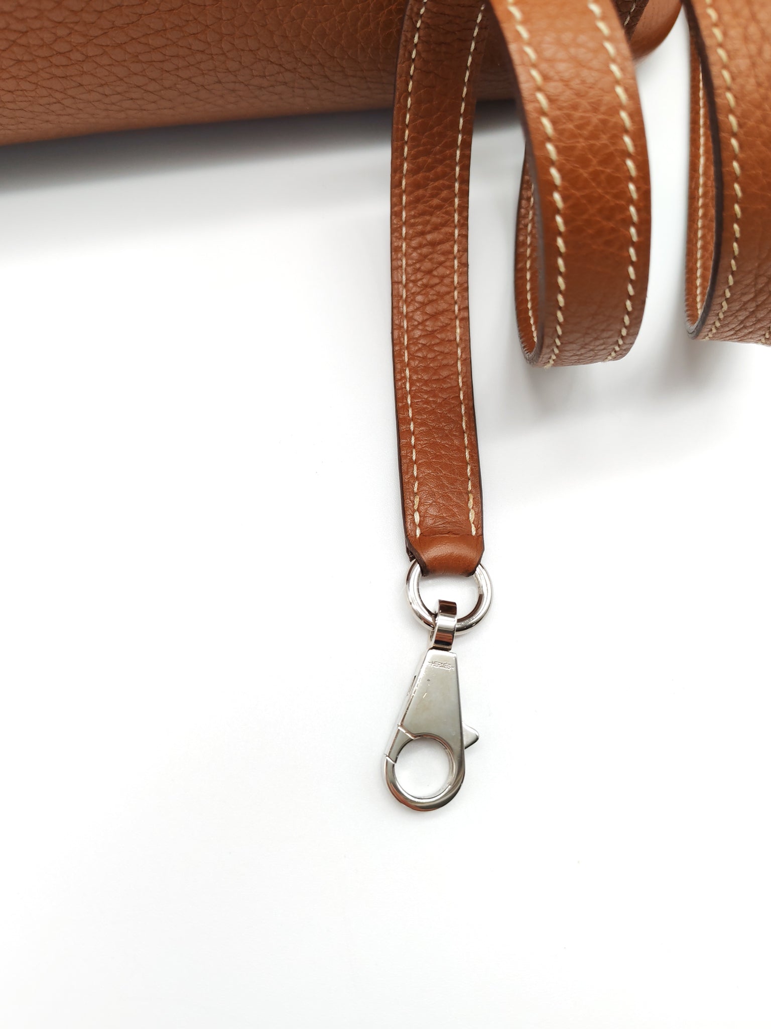 Bolide 31 Gold Taurillon Clemence Leather in Palladium Hardware Stamp C(2018) | Purse Maison Luxury Bags Shop