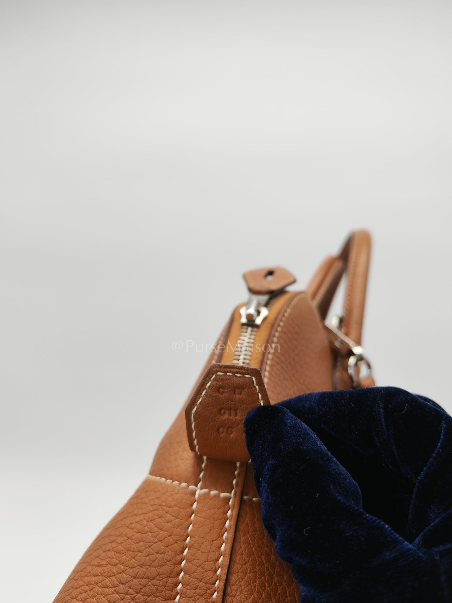 Bolide 31 Gold Taurillon Clemence Leather in Palladium Hardware Stamp C(2018) | Purse Maison Luxury Bags Shop