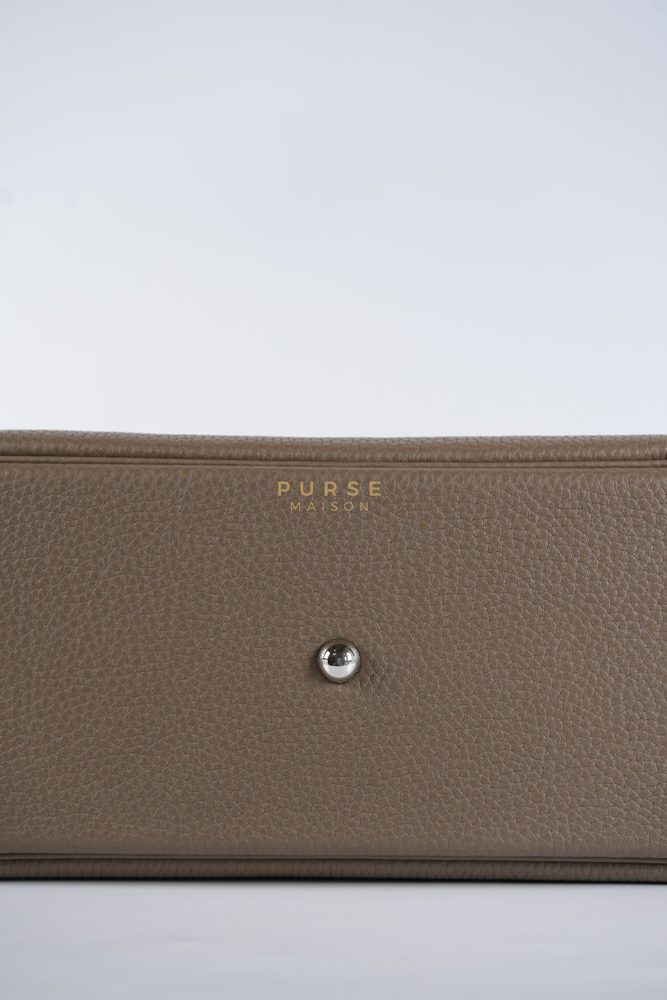 Bolide 31 in Etoupe Taurillon Clemence Leather Palladium Hardware Stamp X(2016) | Purse Maison Luxury Bags Shop