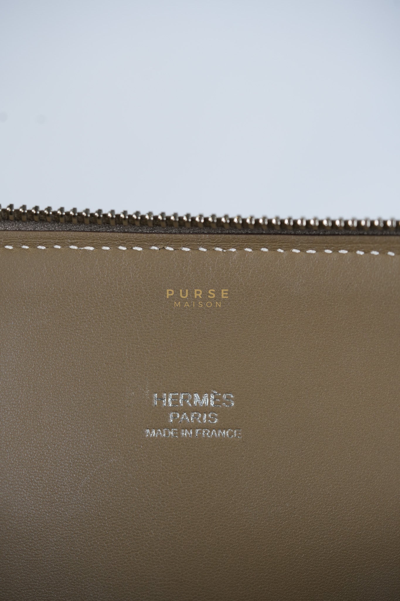 Bolide 31 in Etoupe Taurillon Clemence Leather Palladium Hardware Stamp X(2016) | Purse Maison Luxury Bags Shop