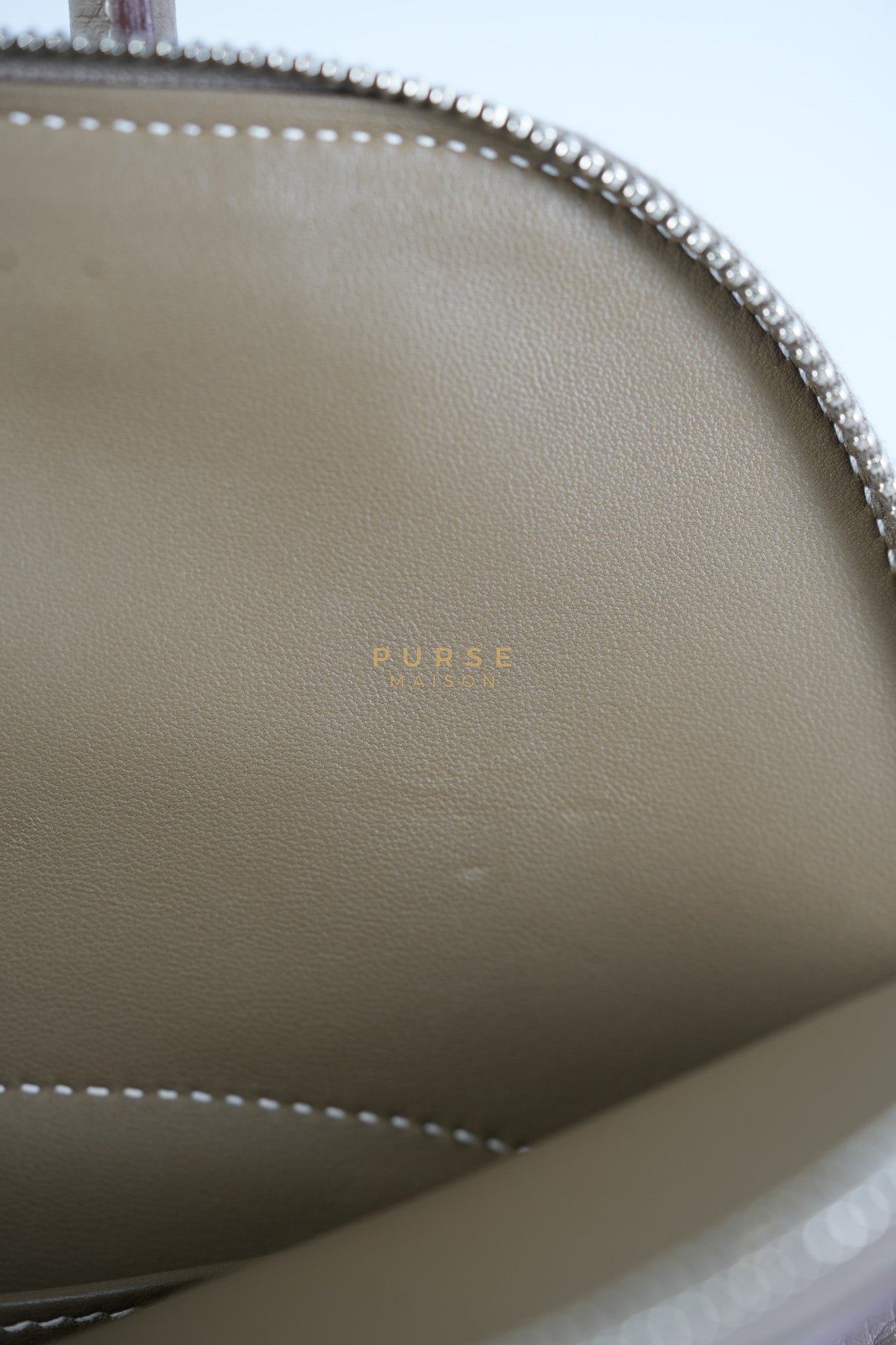 Bolide 31 in Etoupe Taurillon Clemence Leather Palladium Hardware Stamp X(2016) | Purse Maison Luxury Bags Shop