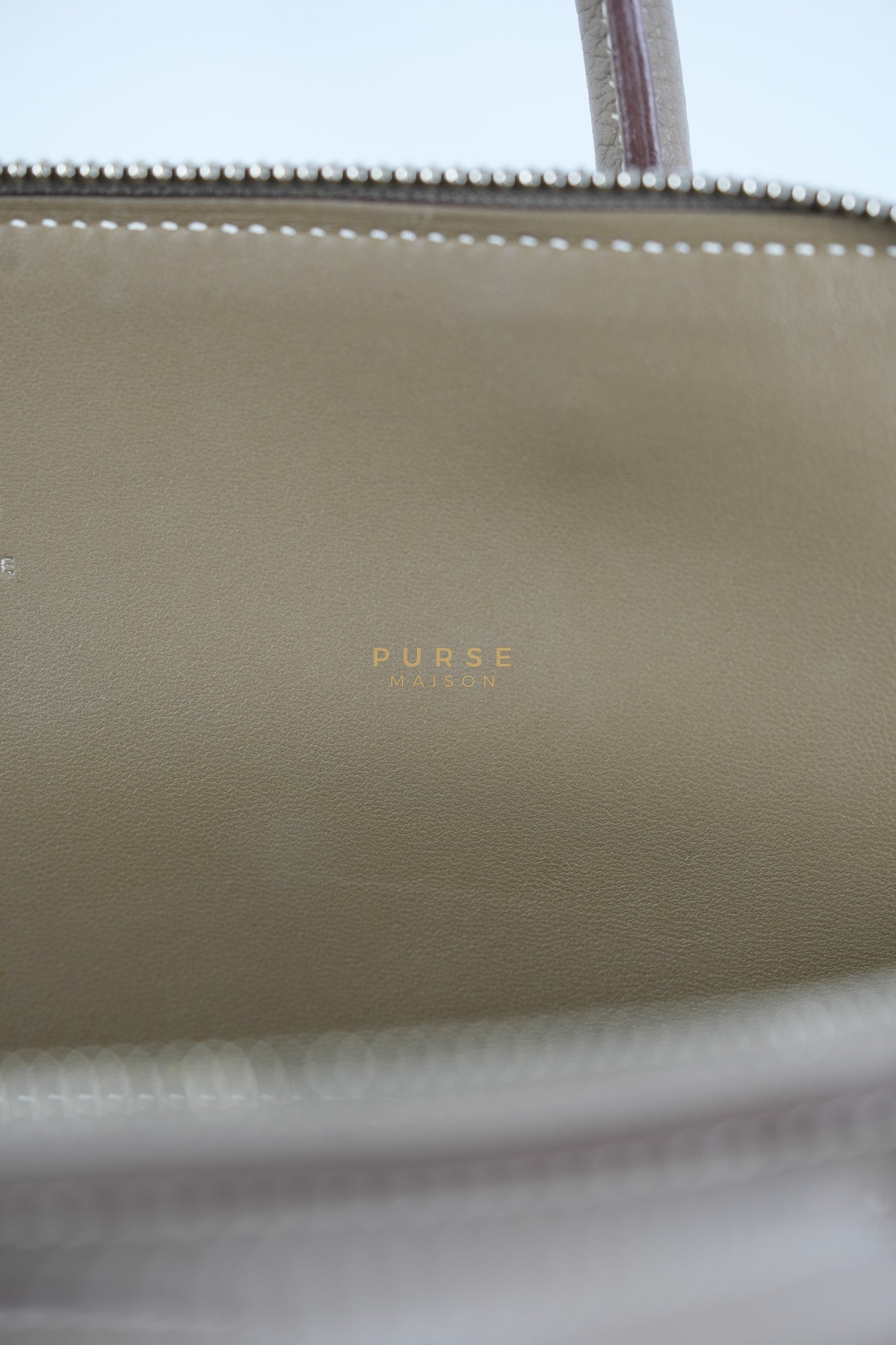 Bolide 31 in Etoupe Taurillon Clemence Leather Palladium Hardware Stamp X(2016) | Purse Maison Luxury Bags Shop