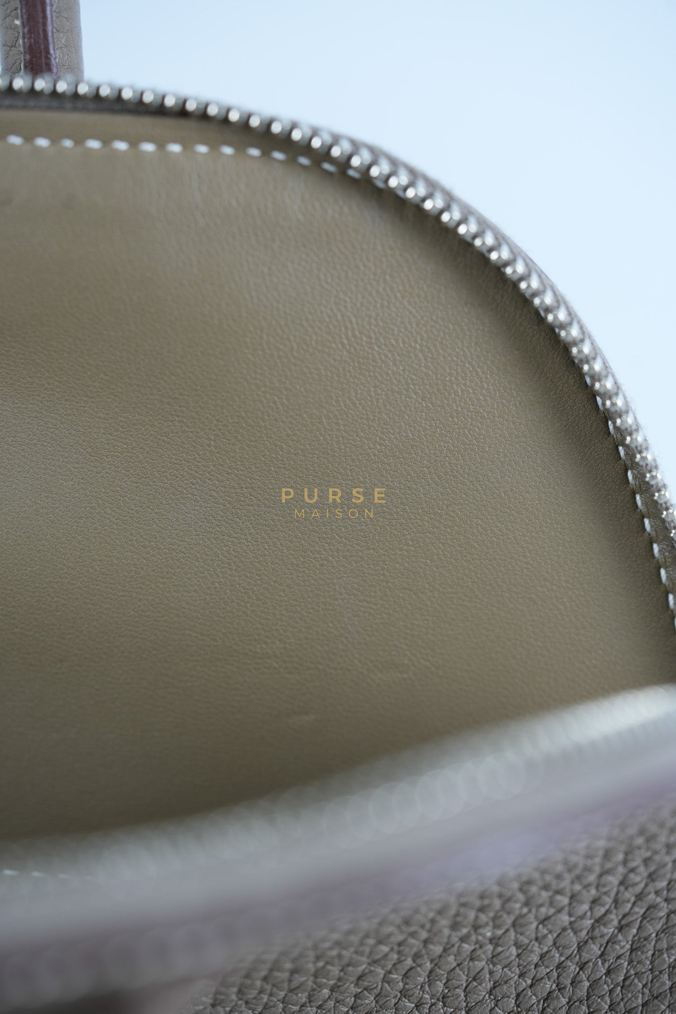 Bolide 31 in Etoupe Taurillon Clemence Leather Palladium Hardware Stamp X(2016) | Purse Maison Luxury Bags Shop