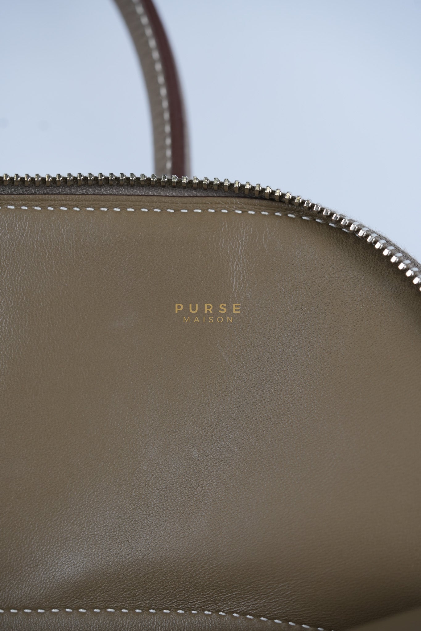 Bolide 31 in Etoupe Taurillon Clemence Leather Palladium Hardware Stamp X(2016) | Purse Maison Luxury Bags Shop