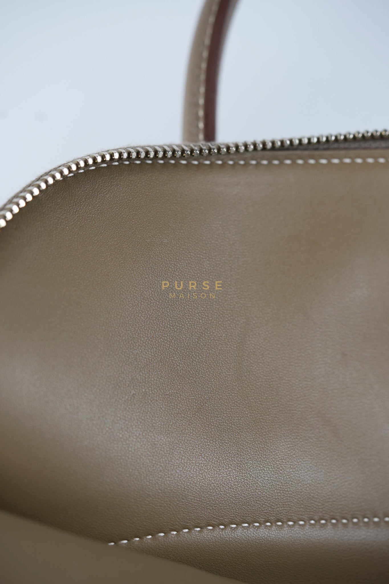 Bolide 31 in Etoupe Taurillon Clemence Leather Palladium Hardware Stamp X(2016) | Purse Maison Luxury Bags Shop