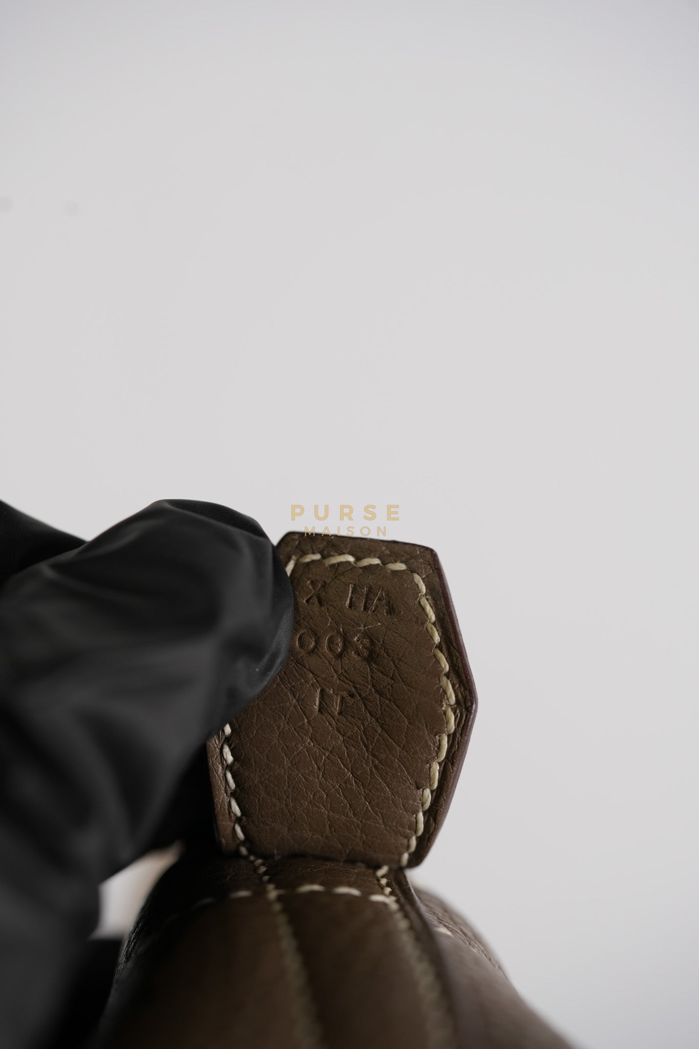 Bolide 31 in Etoupe Taurillon Clemence Leather Palladium Hardware Stamp X(2016) | Purse Maison Luxury Bags Shop