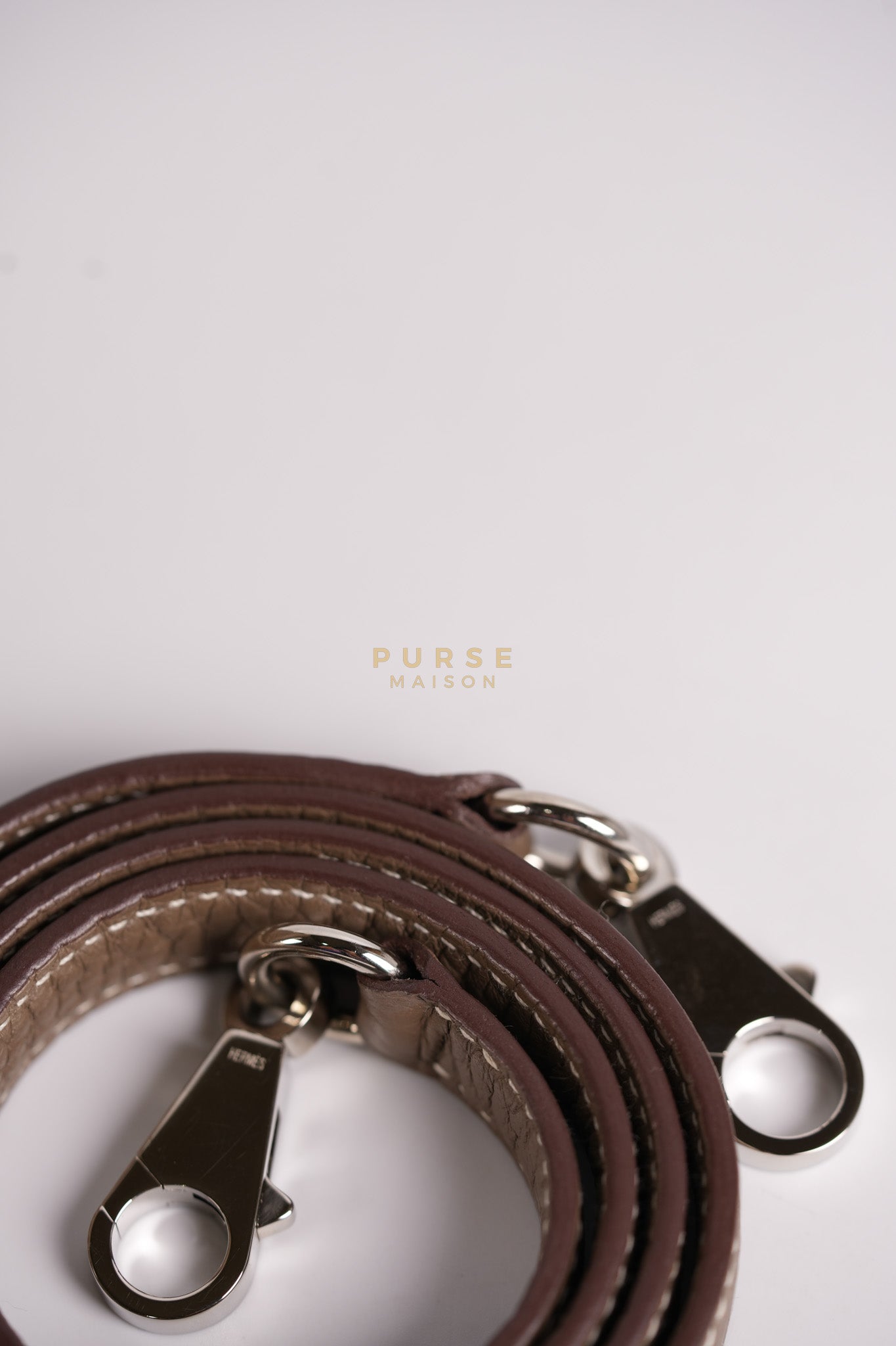 Bolide 31 in Etoupe Taurillon Clemence Leather Palladium Hardware Stamp X(2016) | Purse Maison Luxury Bags Shop