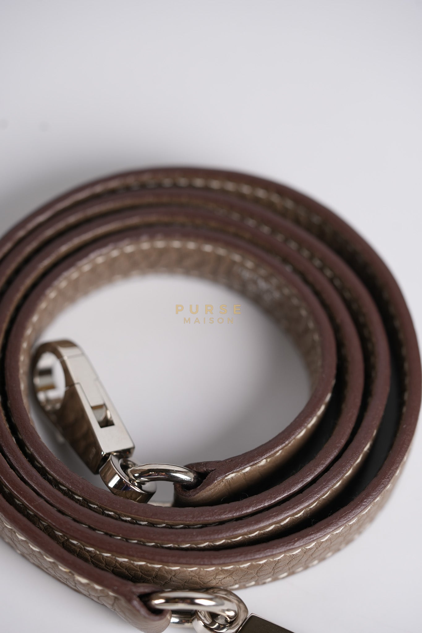 Bolide 31 in Etoupe Taurillon Clemence Leather Palladium Hardware Stamp X(2016) | Purse Maison Luxury Bags Shop