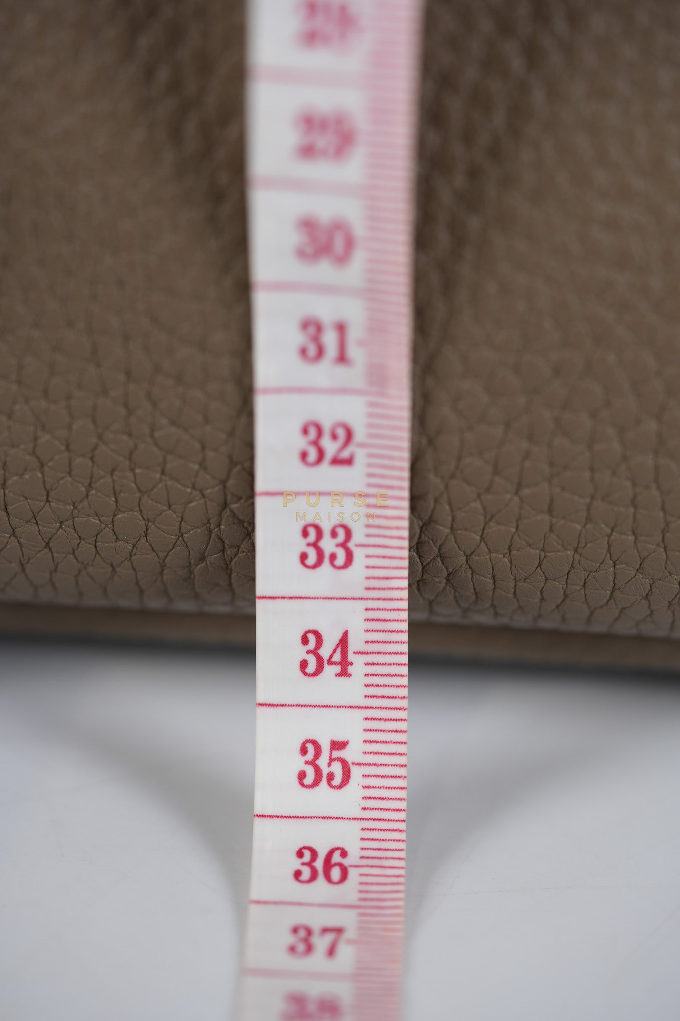 Bolide 31 in Etoupe Taurillon Clemence Leather Palladium Hardware Stamp X(2016) | Purse Maison Luxury Bags Shop