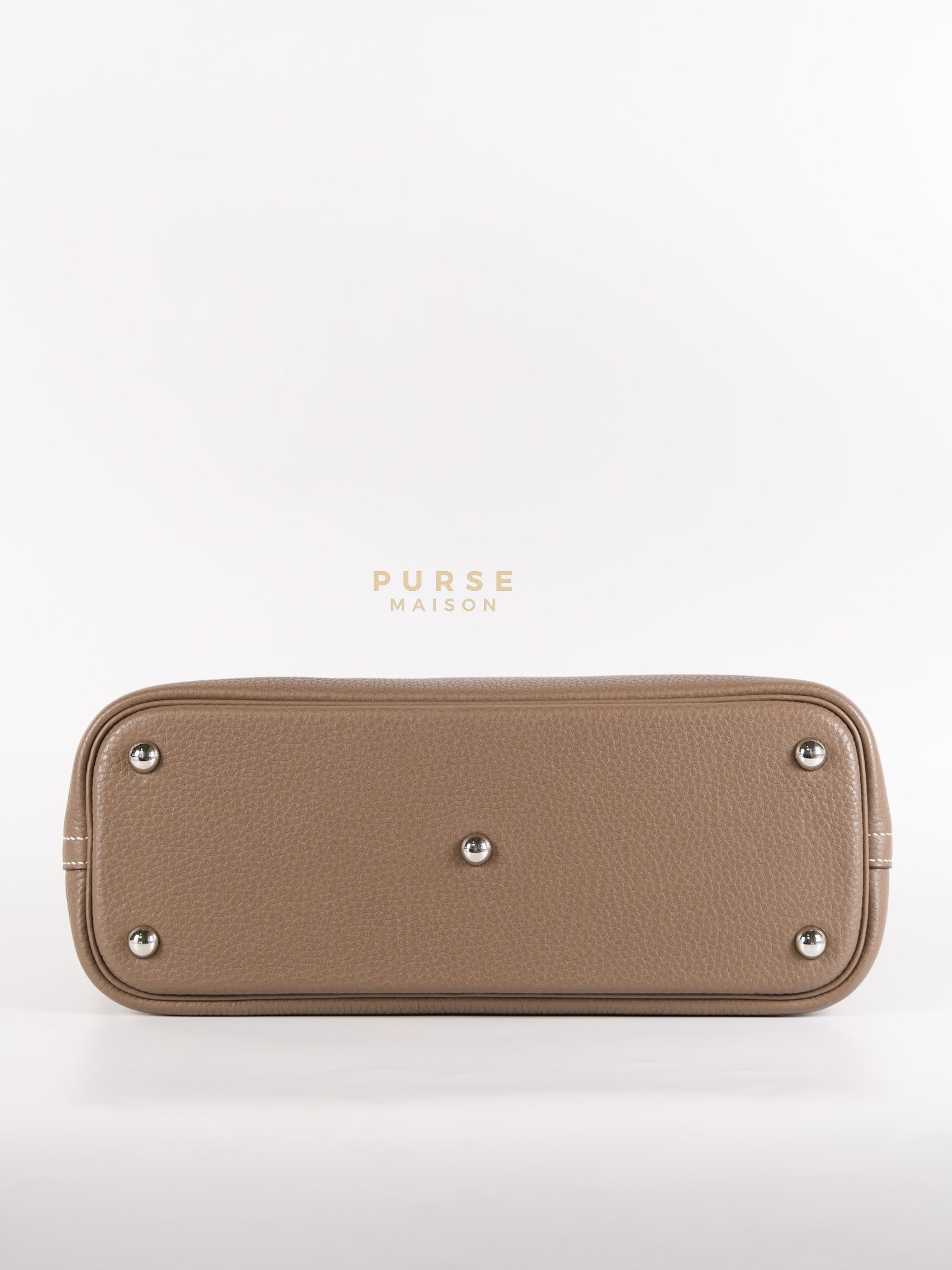 Bolide 31 in Etoupe Taurillon Clemence Leather Palladium Hardware Stamp X(2016) | Purse Maison Luxury Bags Shop