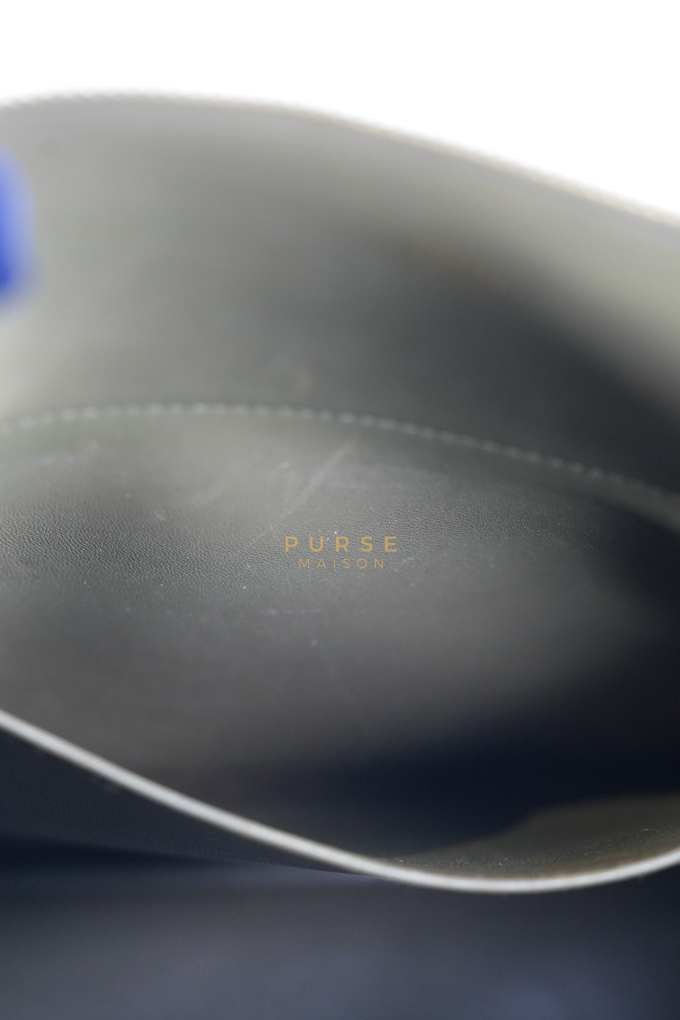 Bolide 35 in Dark Toupe Chèvre Mysore Leather Gold Hardware Stamp F Square(2002) | Purse Maison Luxury Bags Shop