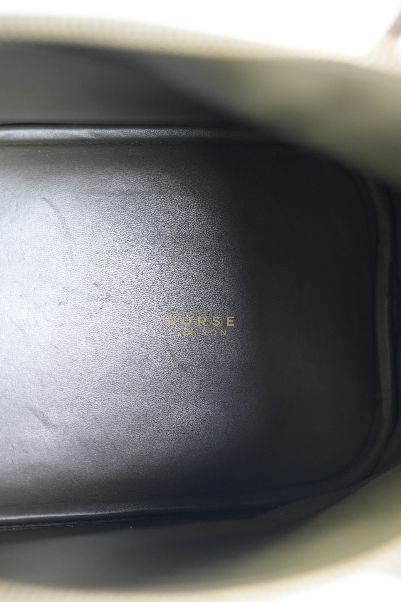 Bolide 35 in Dark Toupe Chèvre Mysore Leather Gold Hardware Stamp F Square(2002) | Purse Maison Luxury Bags Shop