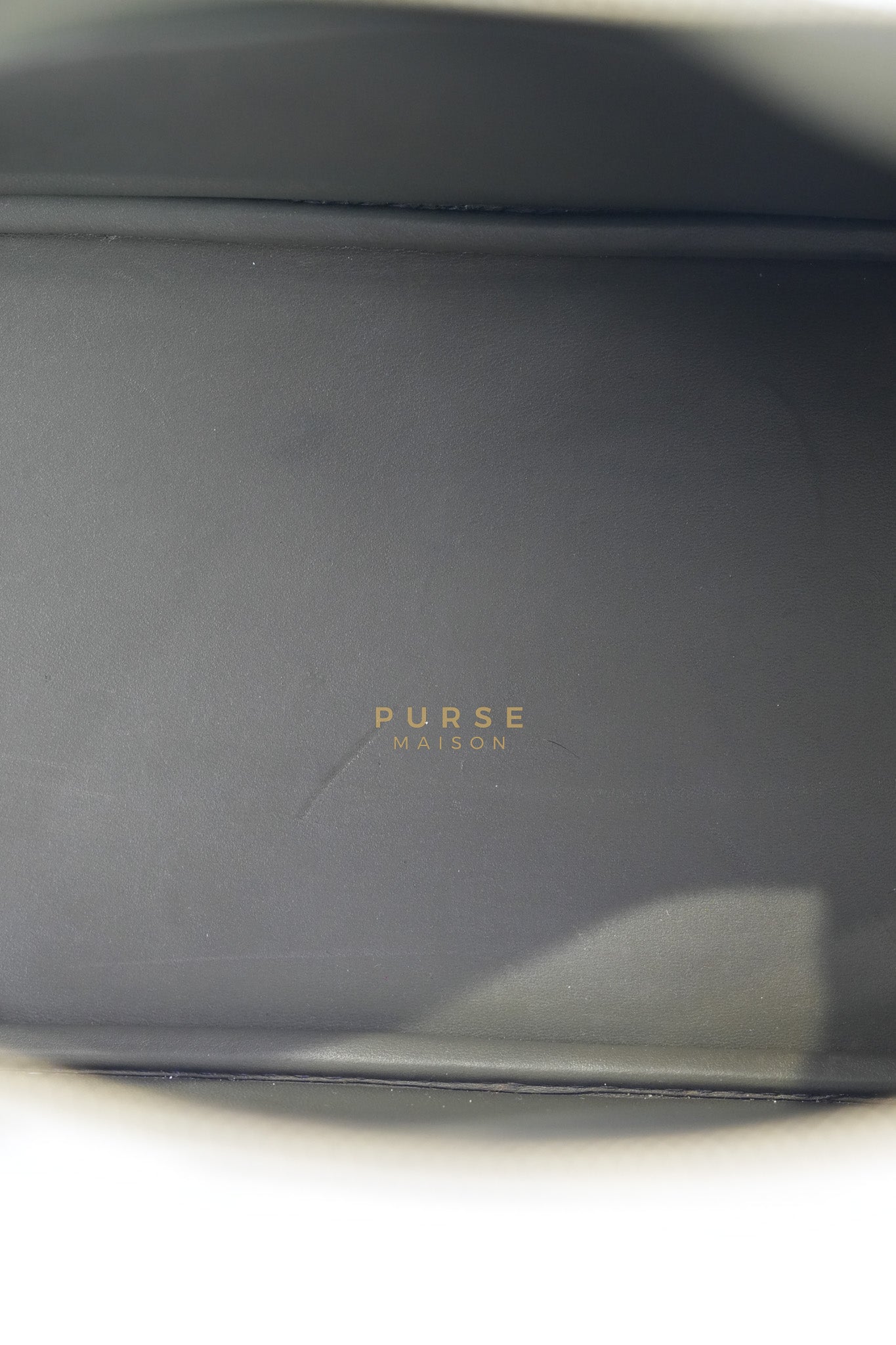 Bolide 35 in Dark Toupe Chèvre Mysore Leather Gold Hardware Stamp F Square(2002) | Purse Maison Luxury Bags Shop