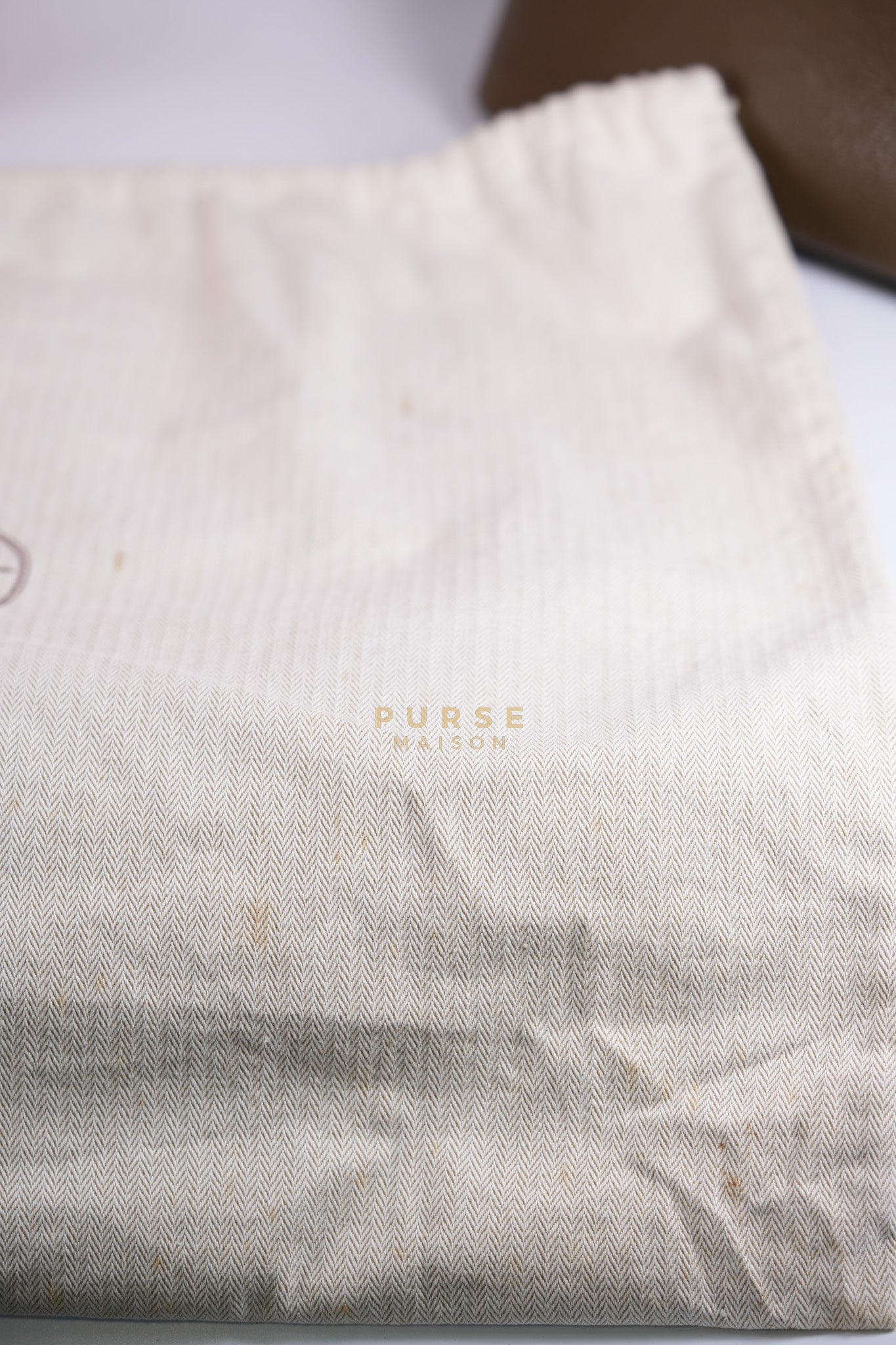 Bolide 35 in Dark Toupe Chèvre Mysore Leather Gold Hardware Stamp F Square(2002) | Purse Maison Luxury Bags Shop