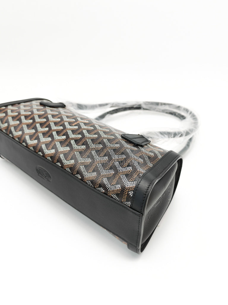 Bonbonniere in Black Goyardine Canvas Shoulder | Purse Maison Luxury Bags Shop