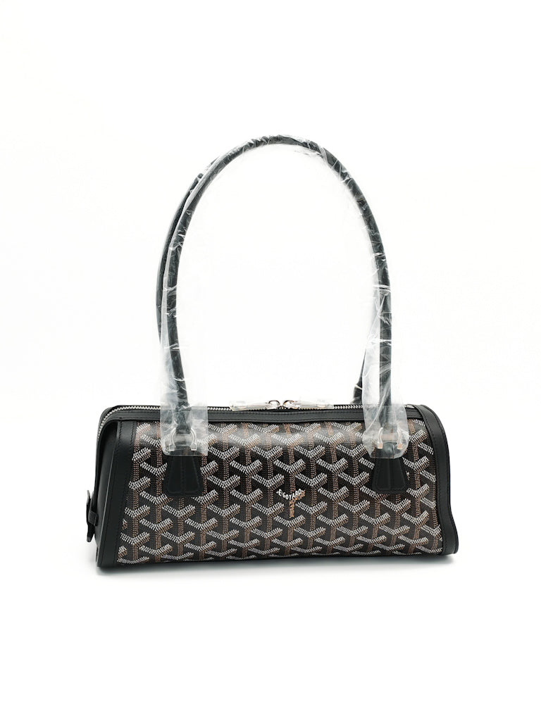 Bonbonniere in Black Goyardine Canvas Shoulder | Purse Maison Luxury Bags Shop