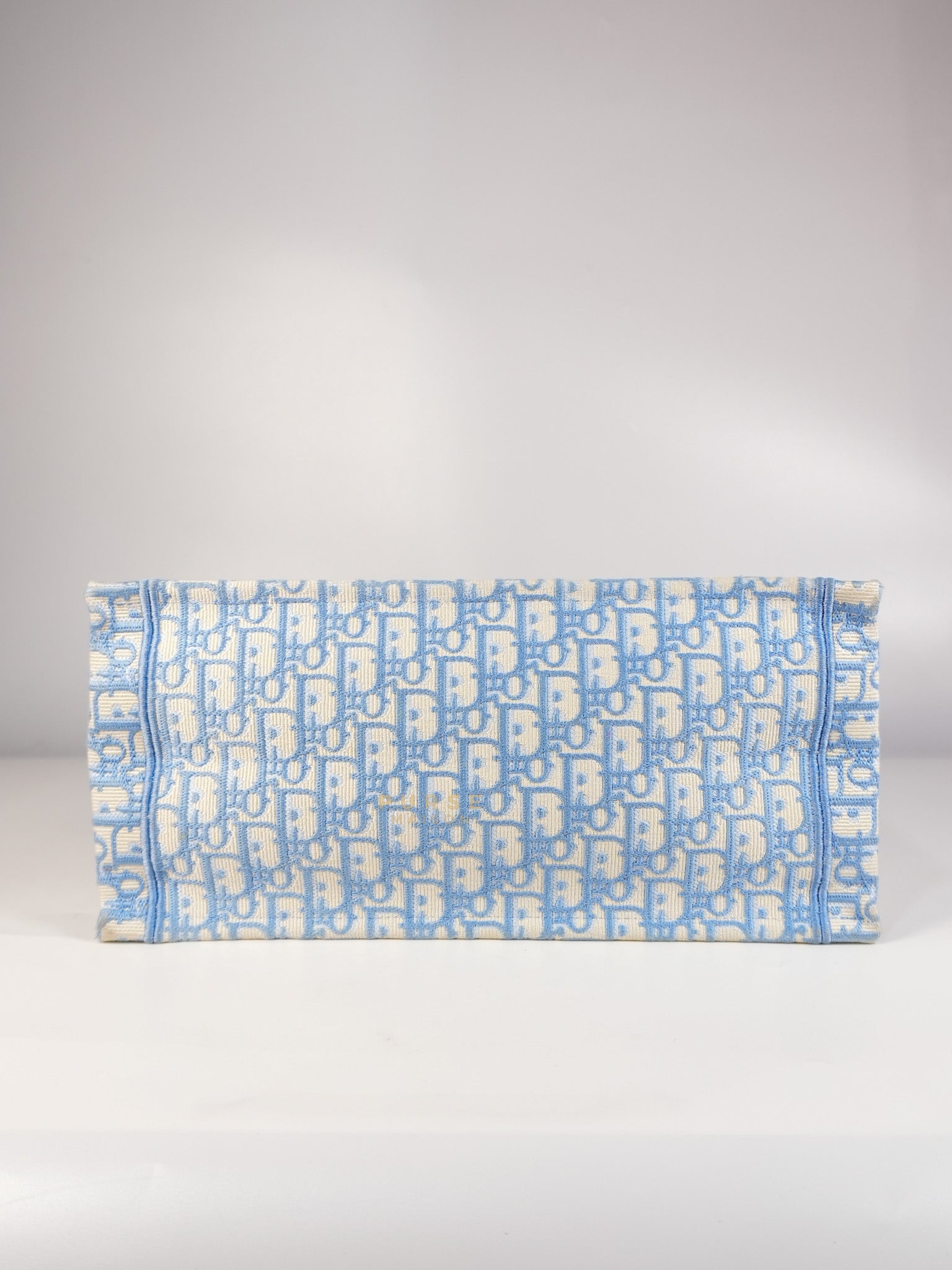 Book Tote Medium Sky Blue Oblique Canvas | Purse Maison Luxury Bags Shop