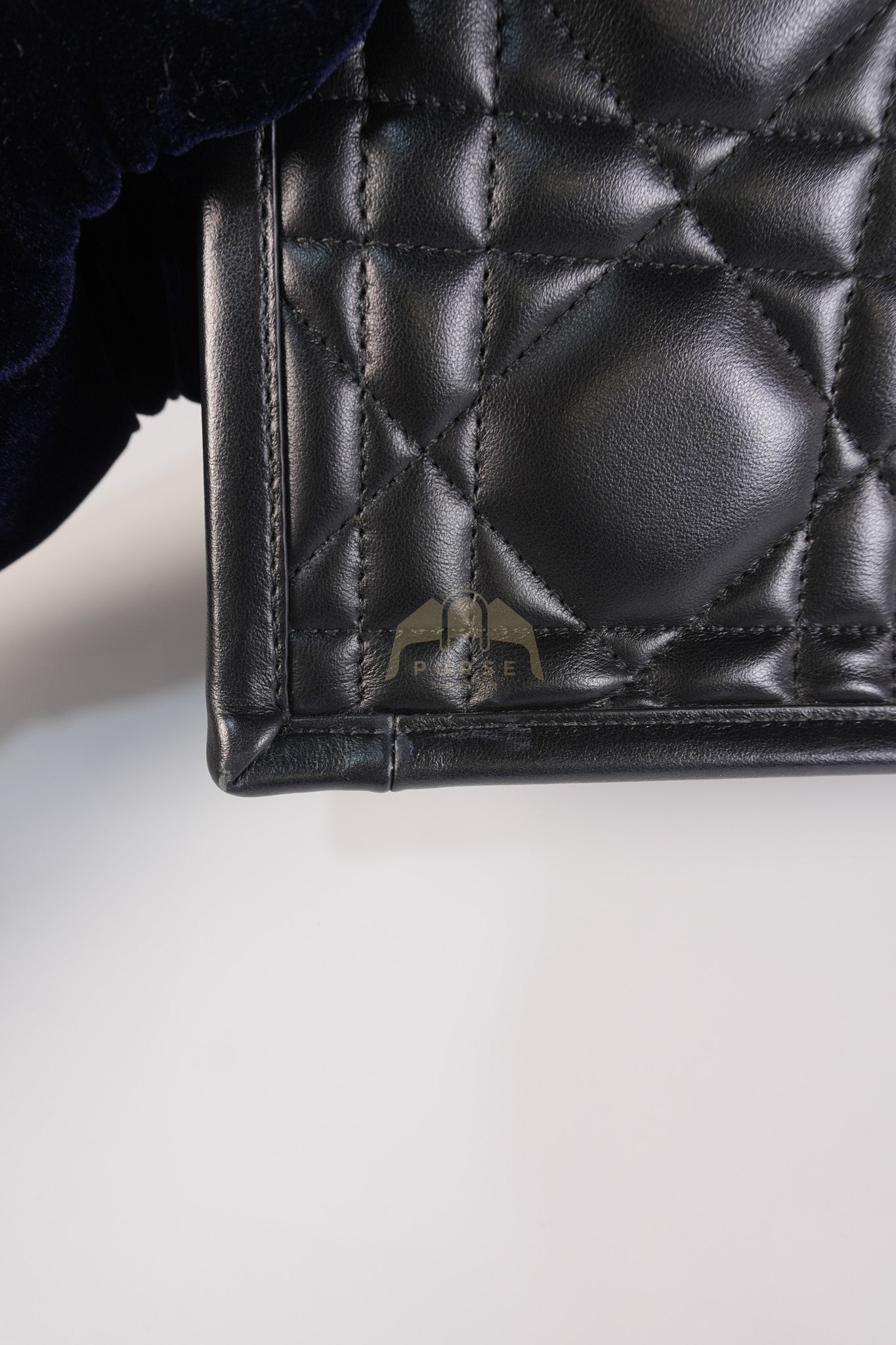 Book Tote Small in Black Macrocannage Calfskin Leather Light Gold Hardware | Purse Maison Luxury Bags Shop