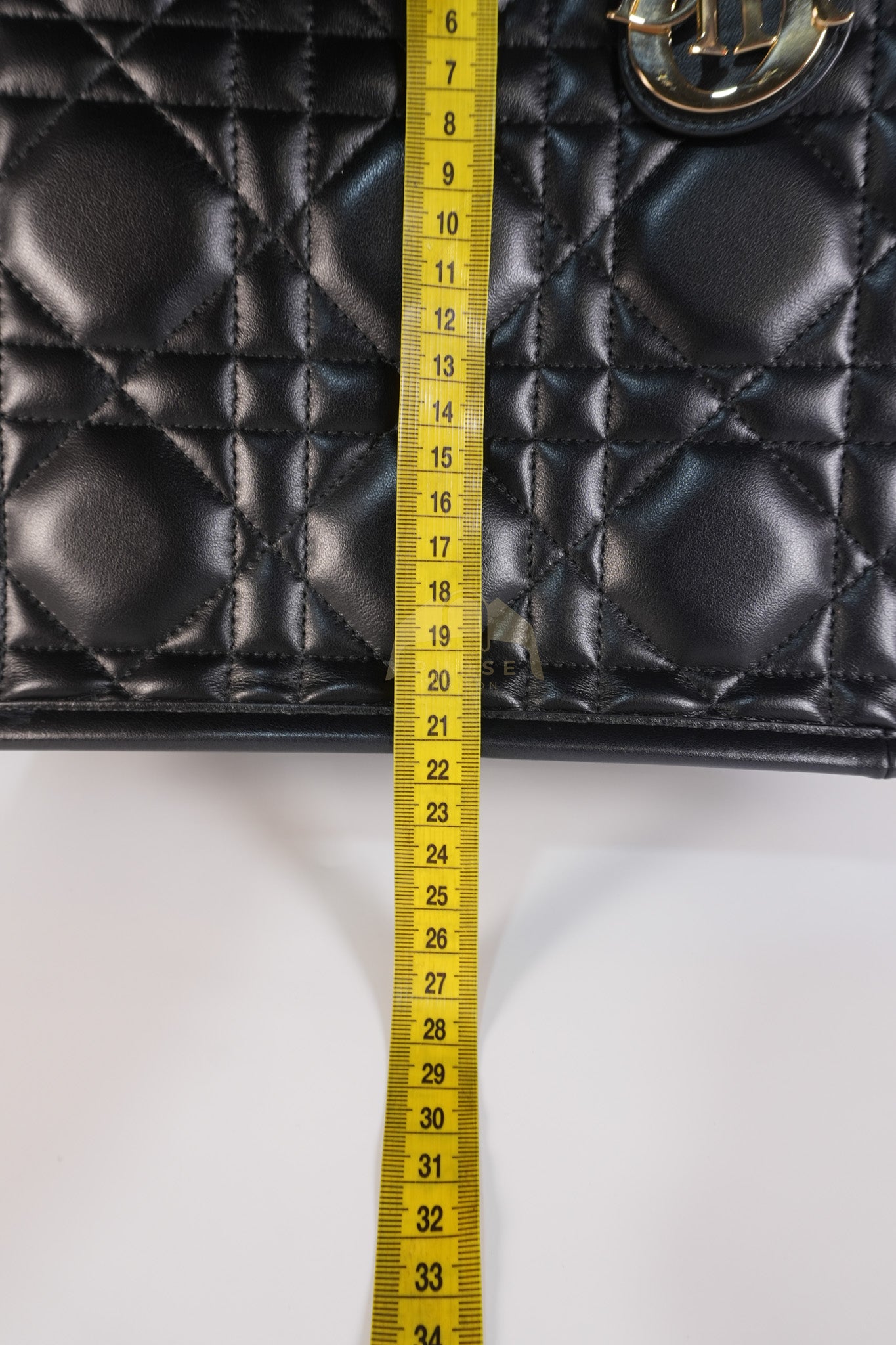 Book Tote Small in Black Macrocannage Calfskin Leather Light Gold Hardware | Purse Maison Luxury Bags Shop