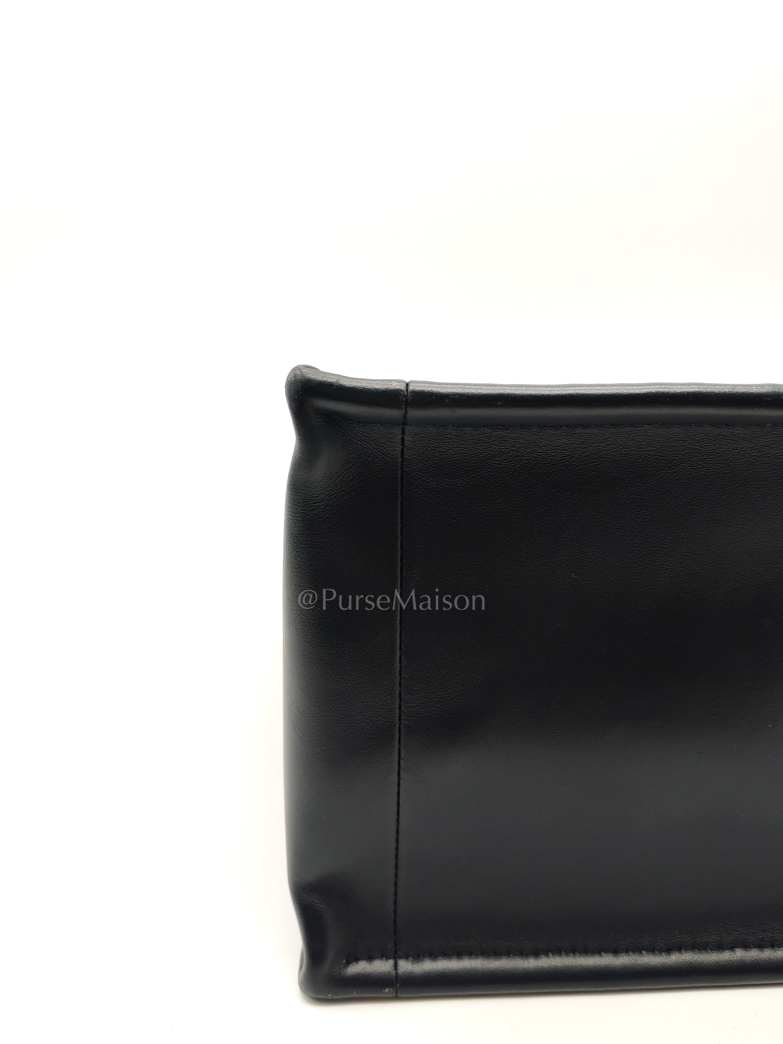 Booktote in Medium Embroidery and Calfskin Leather Shoulder Bag | Purse Maison Luxury Bags Shop