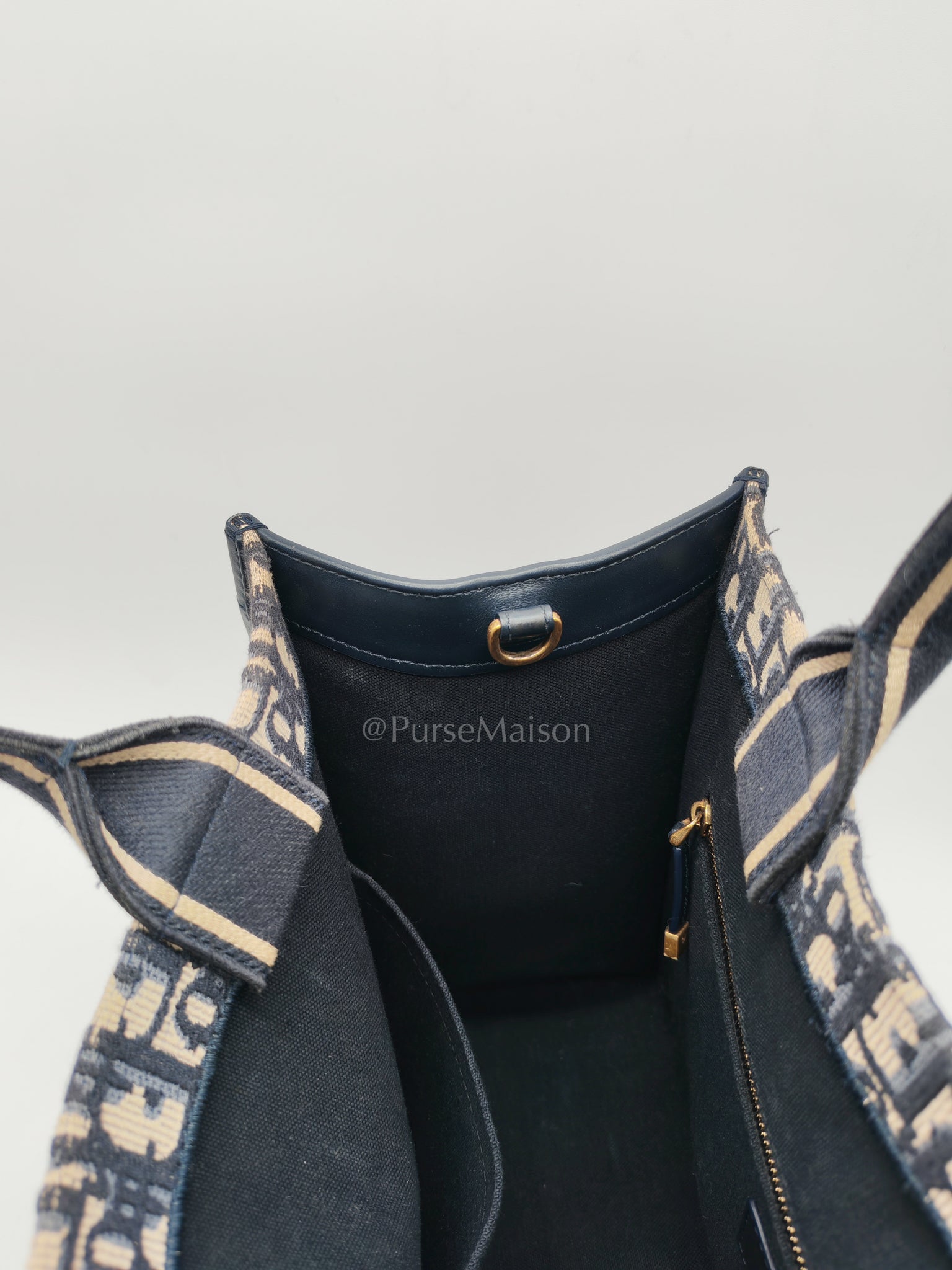 Booktote in Medium Embroidery and Calfskin Leather Shoulder Bag | Purse Maison Luxury Bags Shop