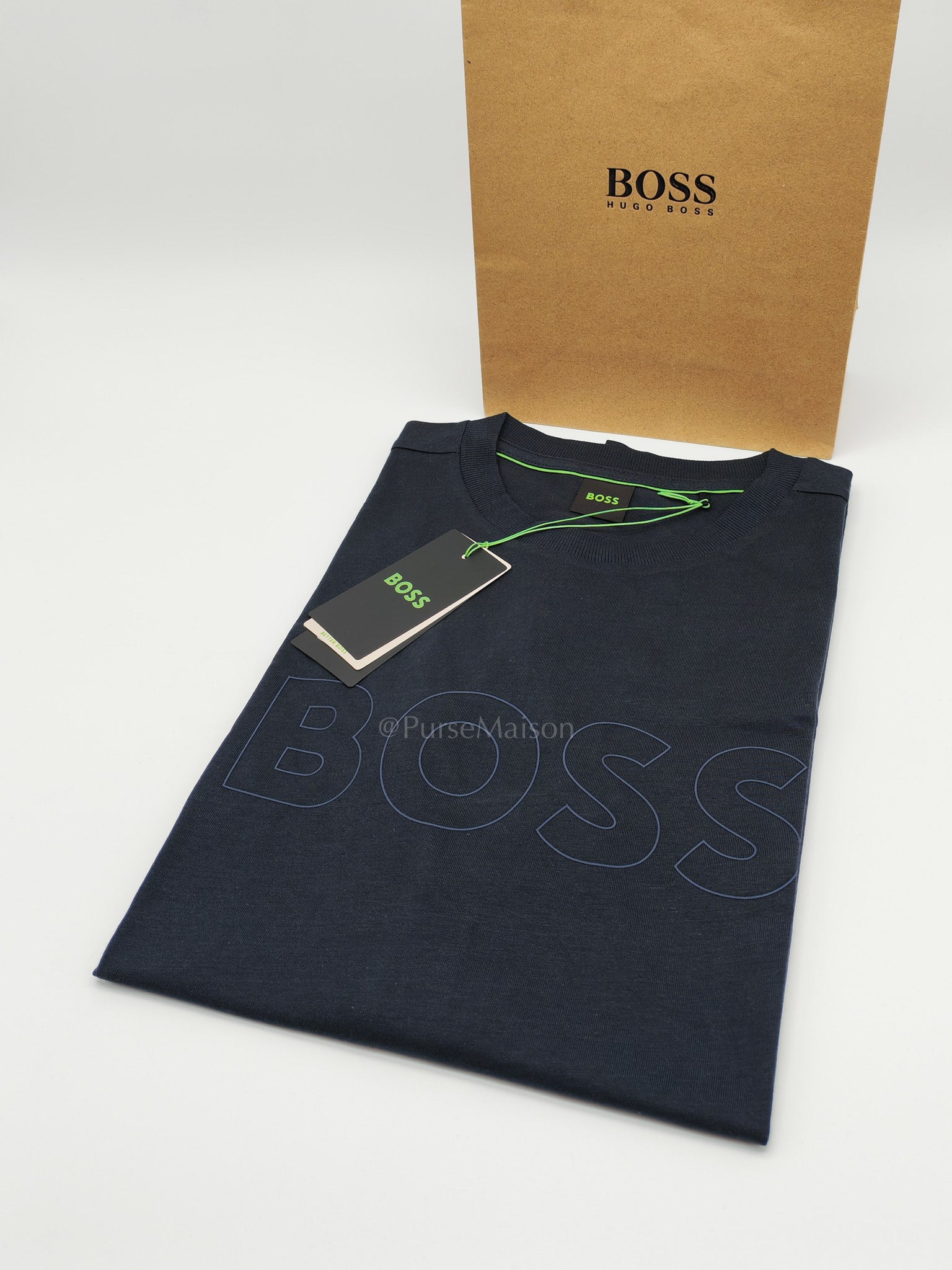 Jersey Cotton T-Shirt in Dark Blue for Men Size M