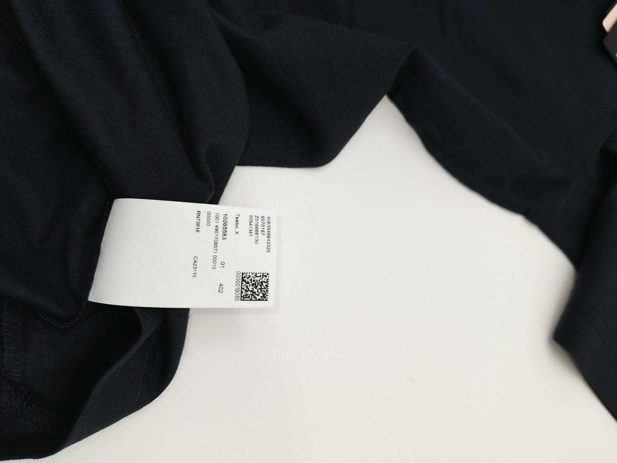Jersey Cotton T-Shirt in Dark Blue for Men Size M