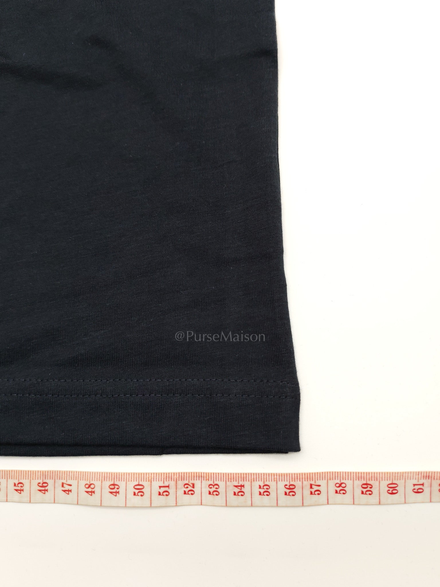 Jersey Cotton T-Shirt in Navy Blue for Men Size L
