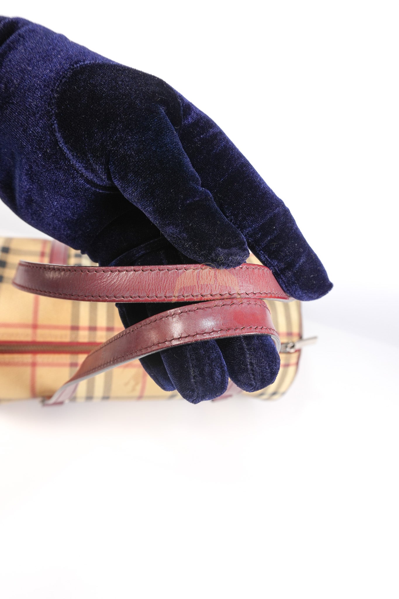 Boston Bag Haymarket Check Coated Canvas | Purse Maison Luxury Bags Shop