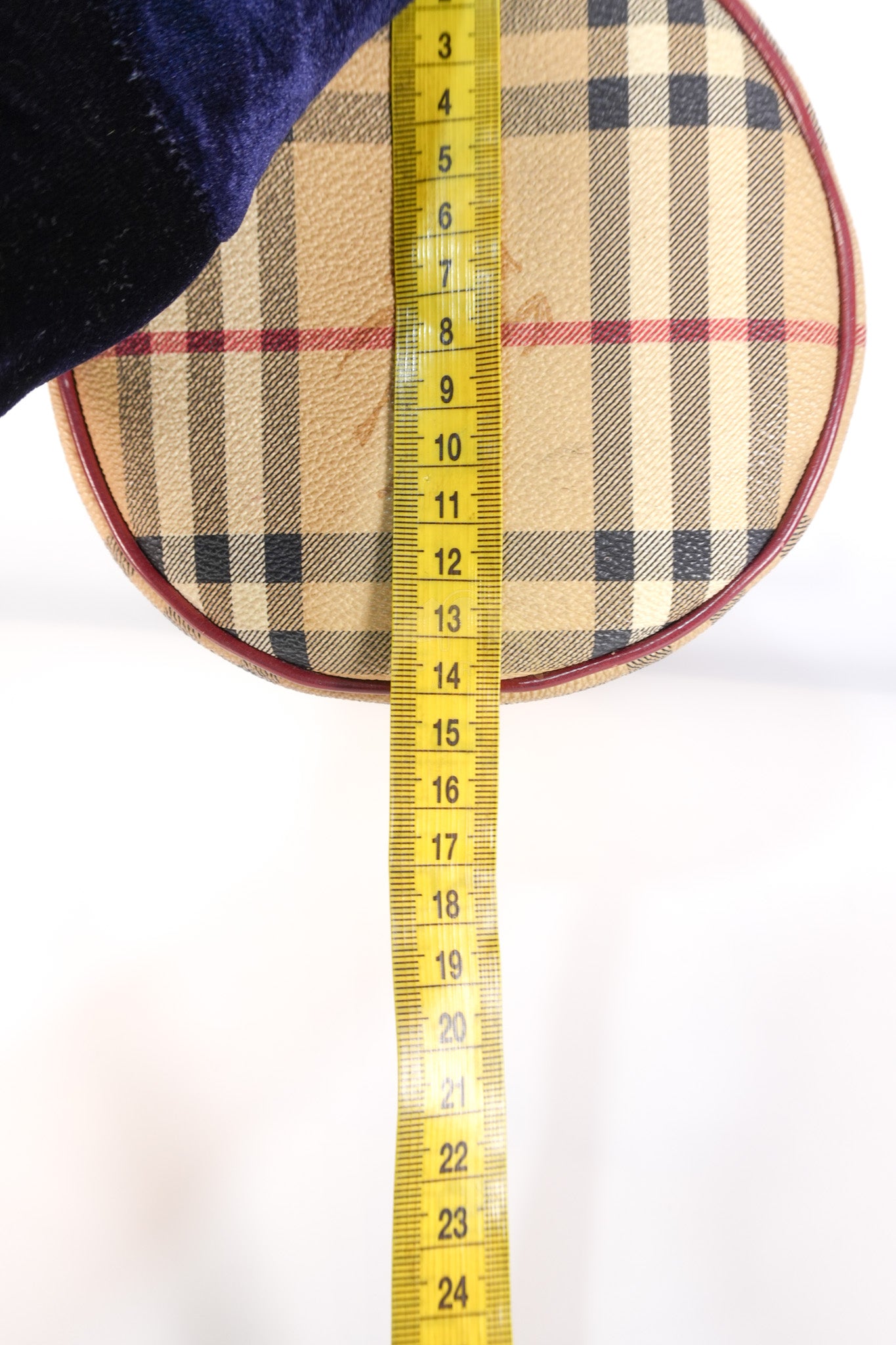 Boston Bag Haymarket Check Coated Canvas | Purse Maison Luxury Bags Shop