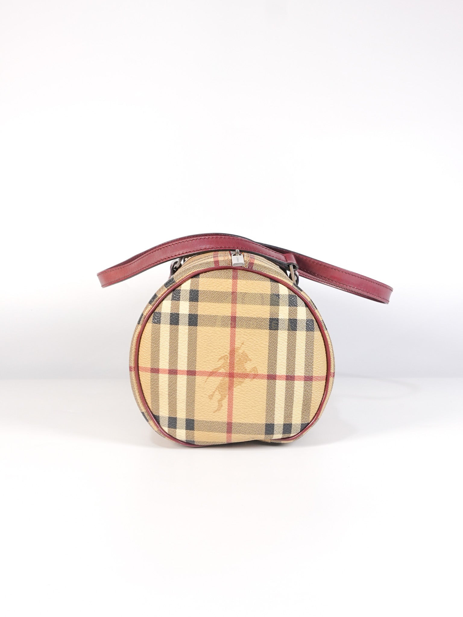 Boston Bag Haymarket Check Coated Canvas | Purse Maison Luxury Bags Shop