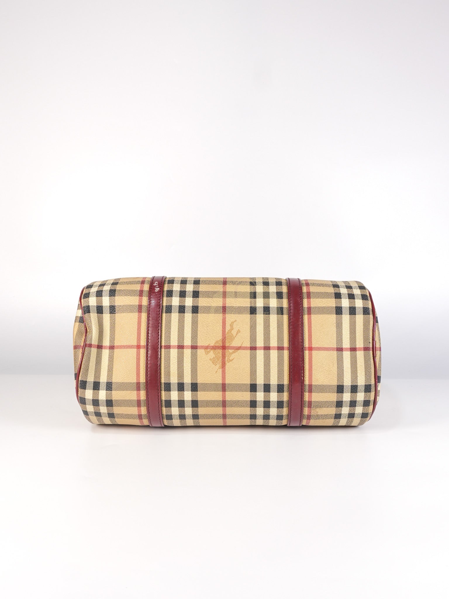 Boston Bag Haymarket Check Coated Canvas | Purse Maison Luxury Bags Shop