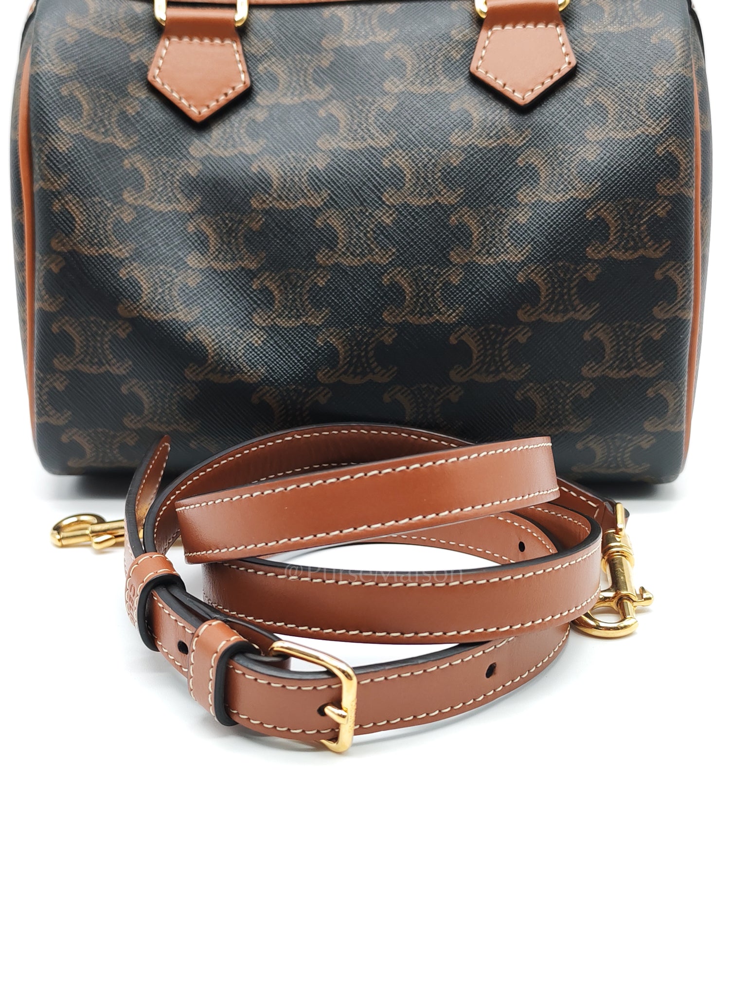 Boston Small in Monogram Canvas Crossbody Bag | Purse Maison Luxury Bags Shop