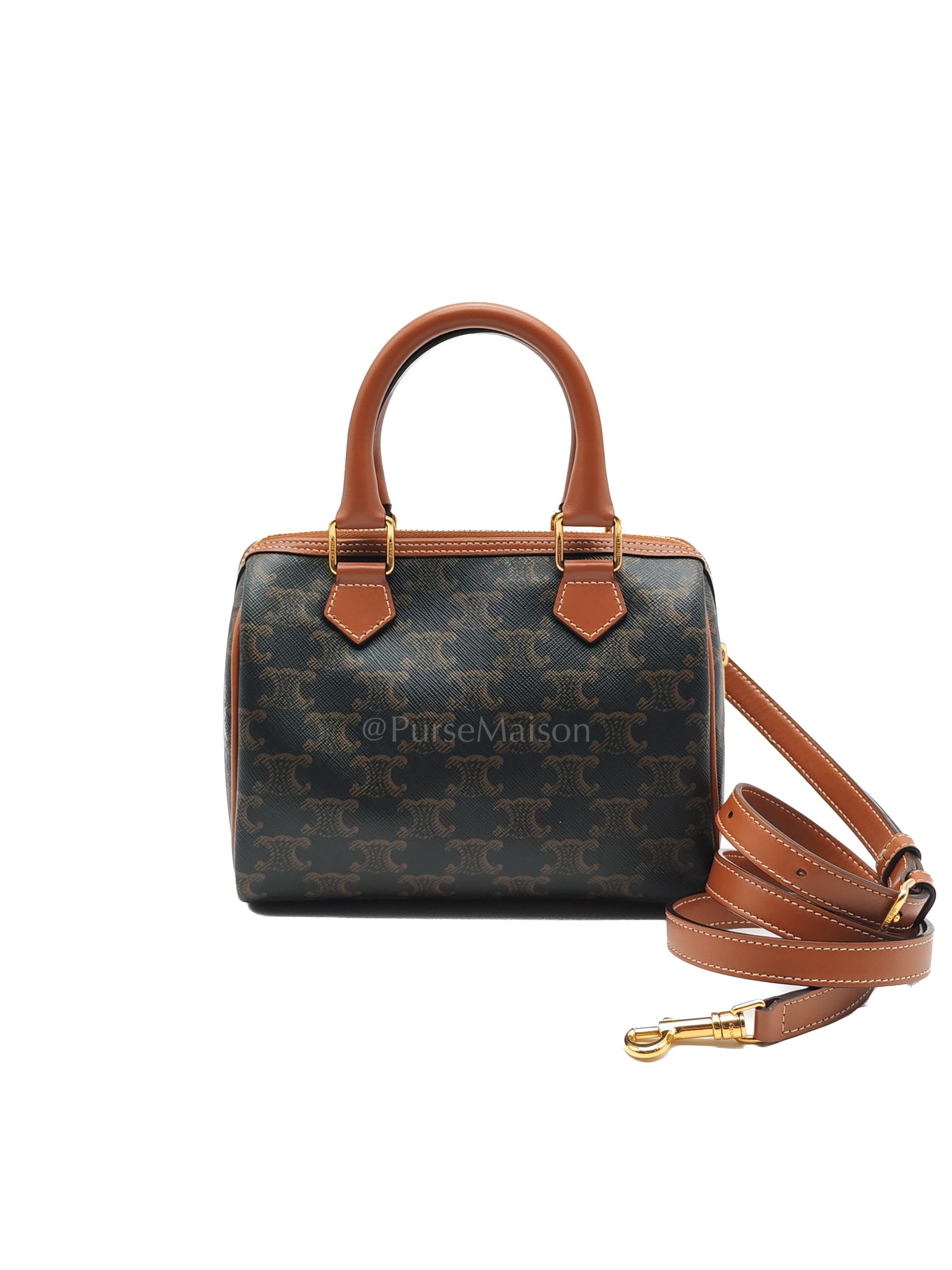 Boston Small in Monogram Canvas Crossbody Bag | Purse Maison Luxury Bags Shop