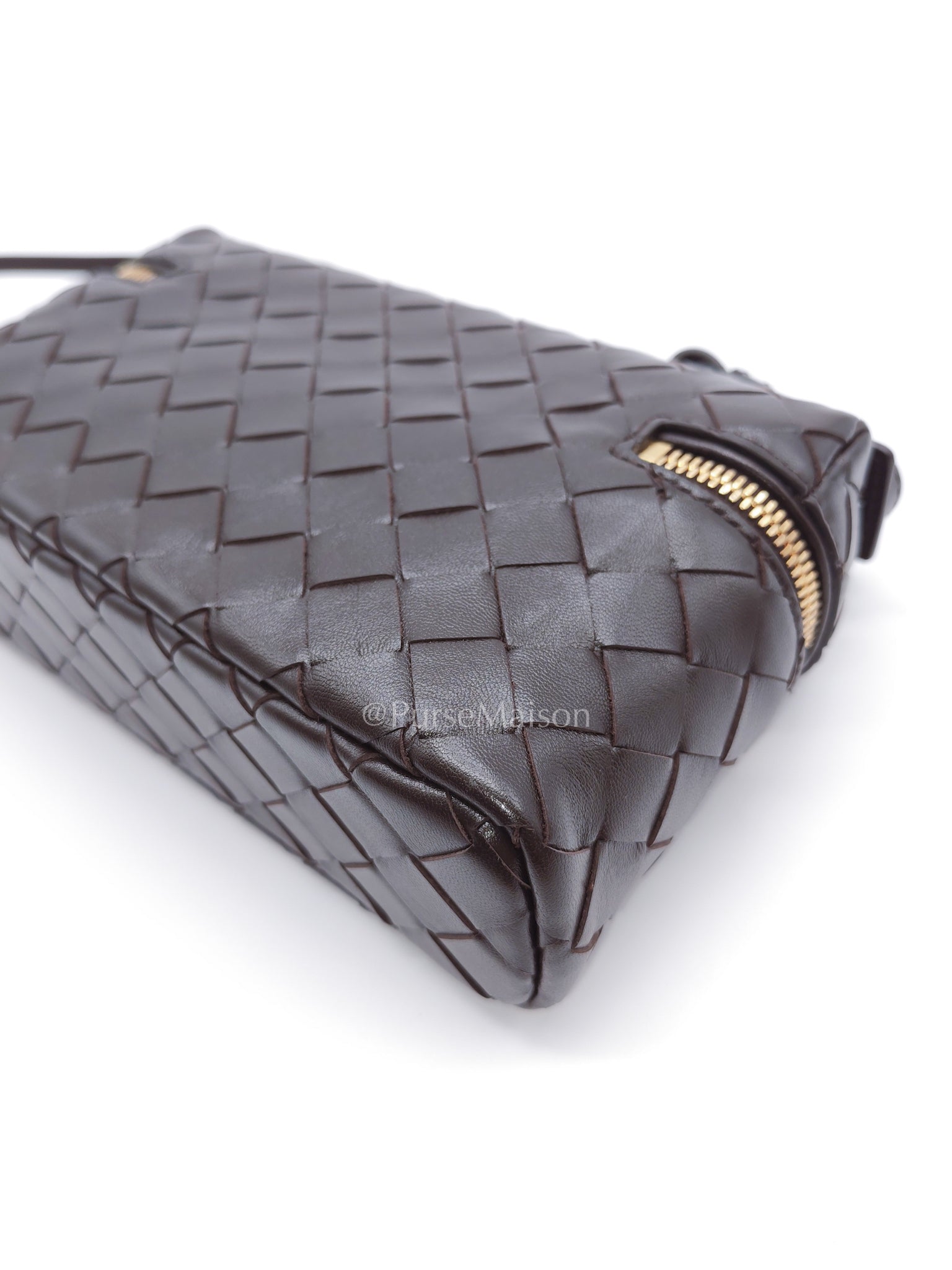 Bang Bang Vanity Case Fondant Intrecciato Weave Leather Crossbody Bag | Purse Maison Luxury Bags Shop