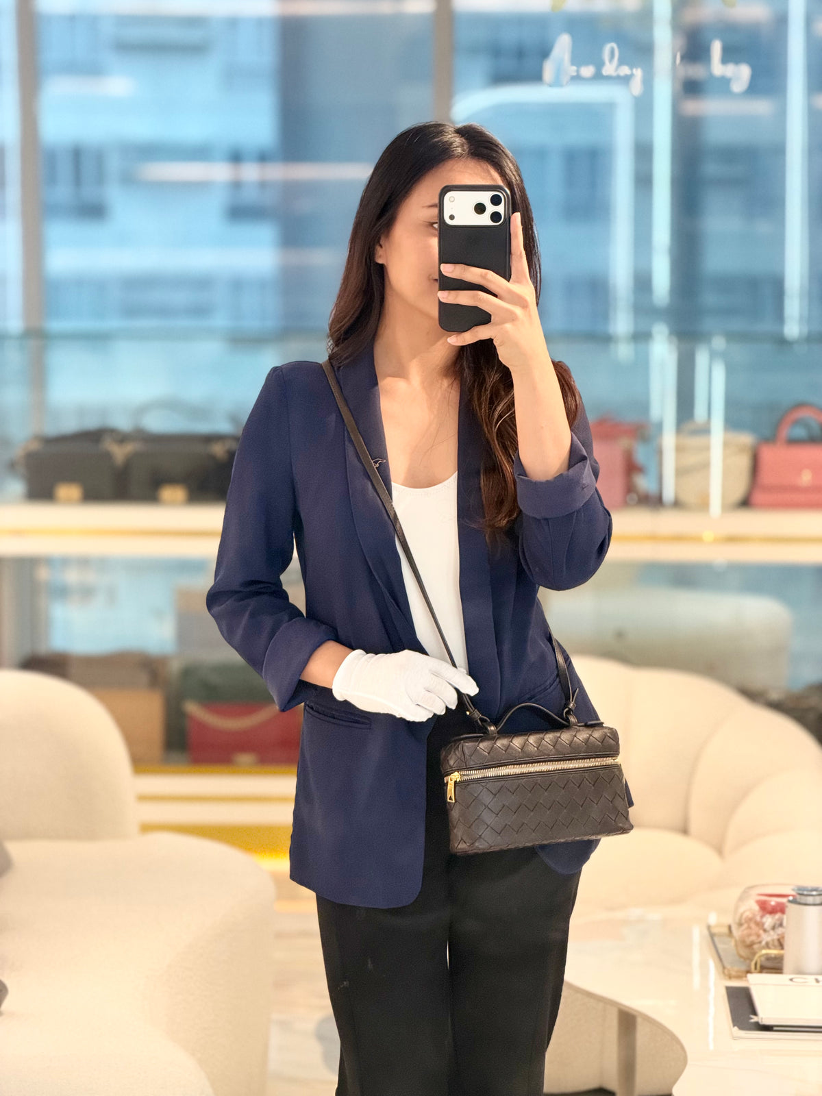 Bottega Veneta Bang Bang Vanity Case Fondant Intrecciato Weave Leather Crossbody Bag | Purse Maison Luxury Bags Shop