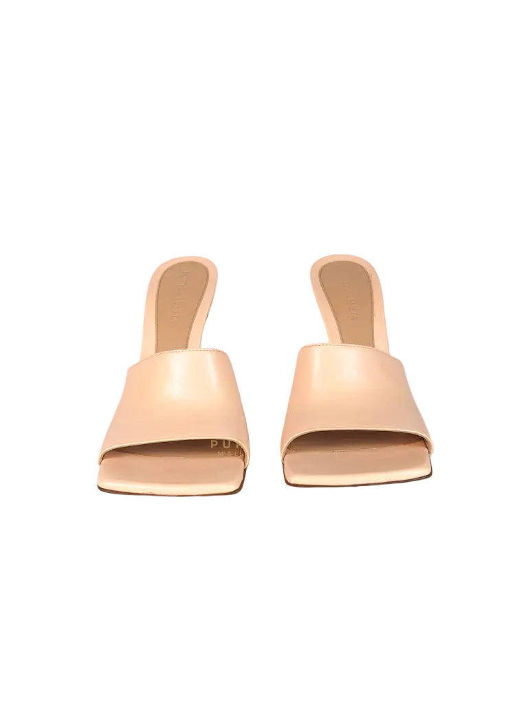 Stretch Mule Sandals Beige in Lambskin Leather Size 39 EU (24.5 cm) | Purse Maison Luxury Bags Shop