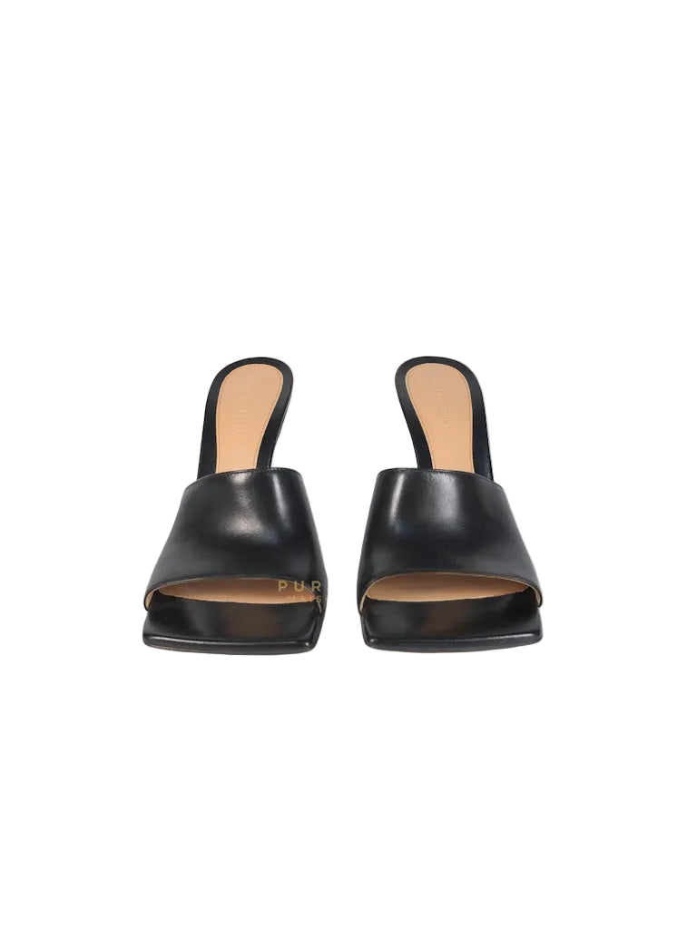 Stretch Mule Sandals Black in Lambskin Leather Size 39 EU (24.5 cm) | Purse Maison Luxury Bags Shop