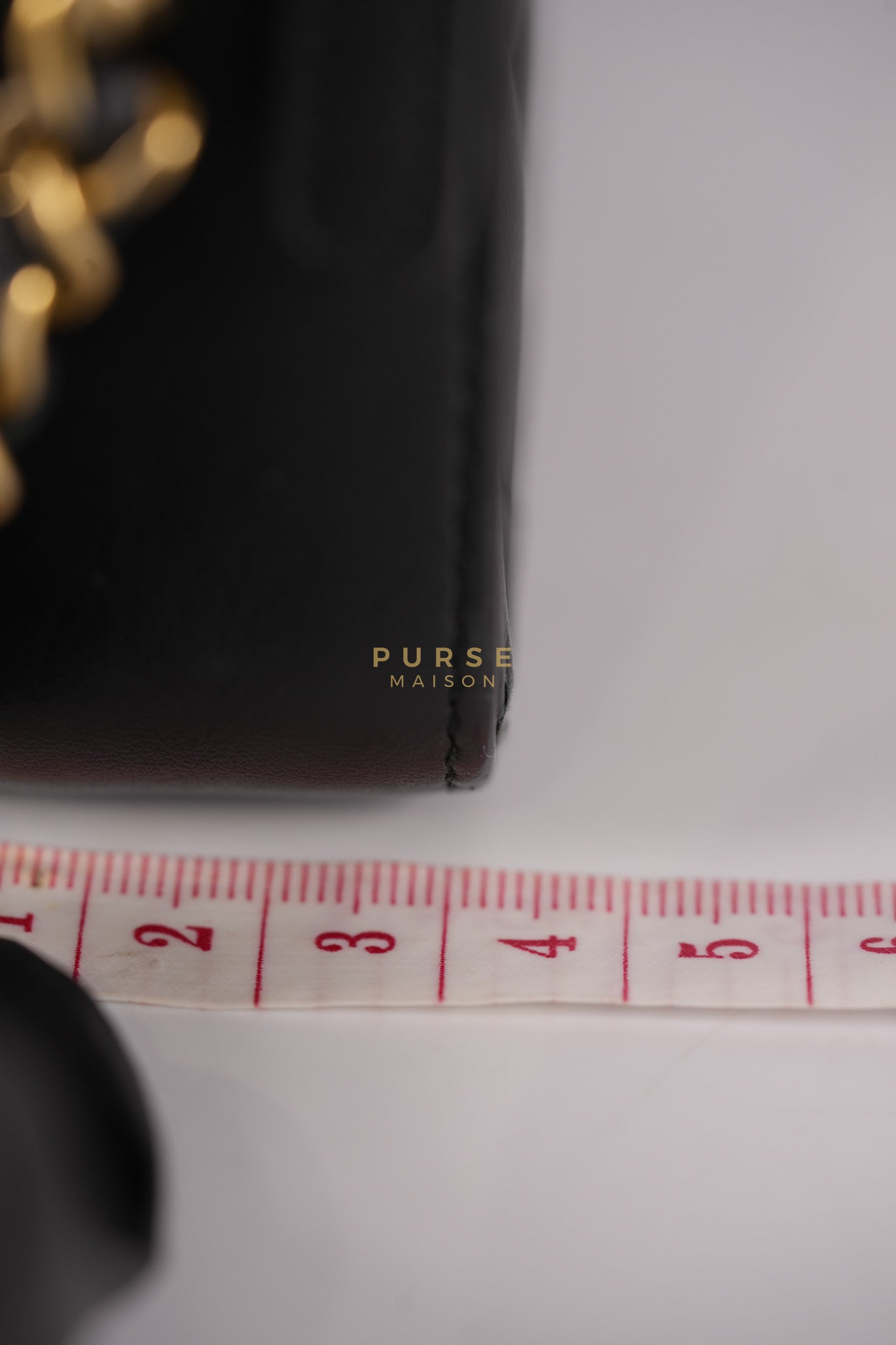 Boy Double Zip Wallet On Chain in Black Quilted Lambskin Leather & Aged Gold Hardware Series 24 | Purse Maison Luxury Bags Shop