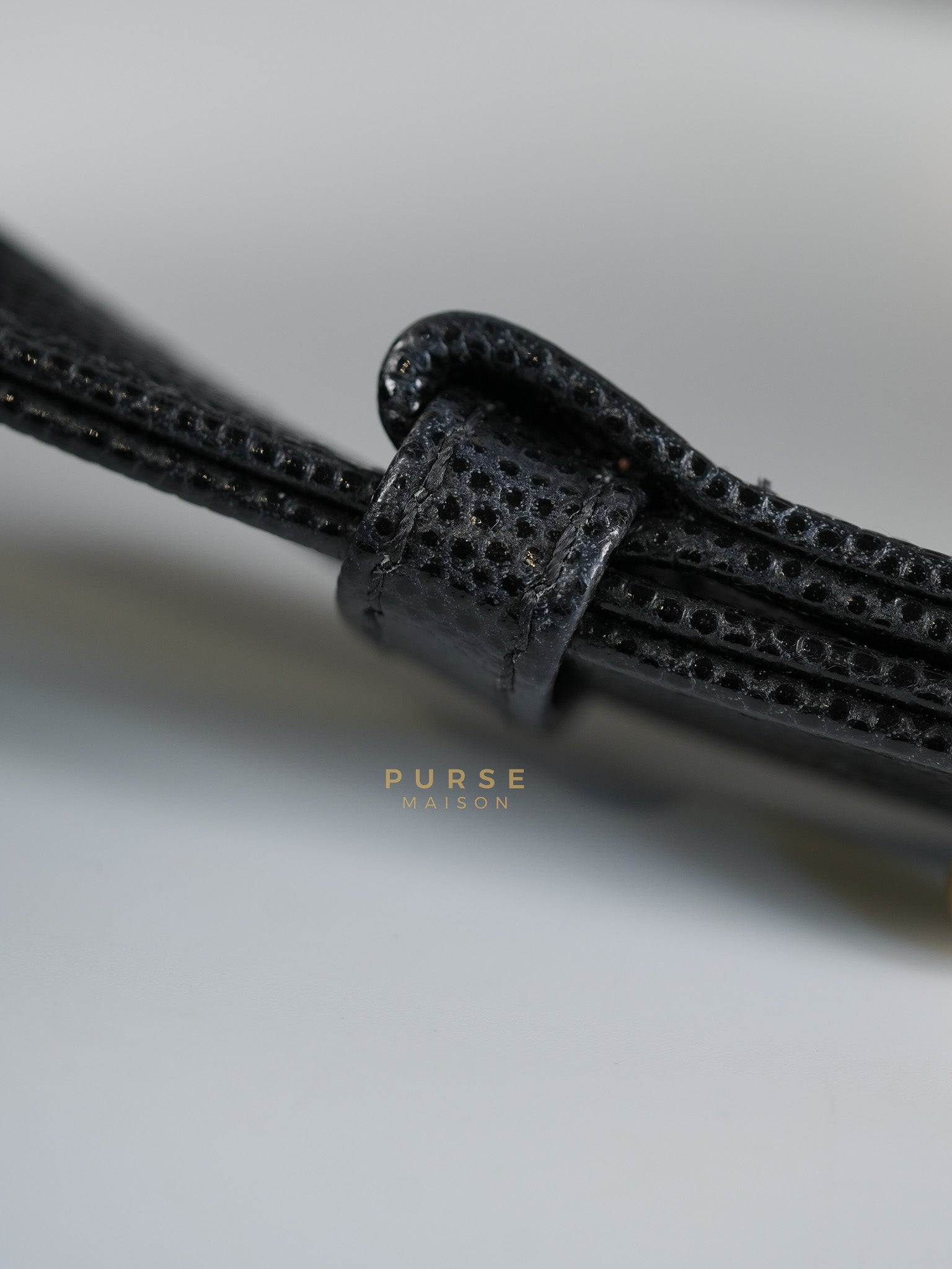 Boy Medium in Black Caviar Leather Aged Gold Hardware (Series 27) | Purse Maison Luxury Bags Shop