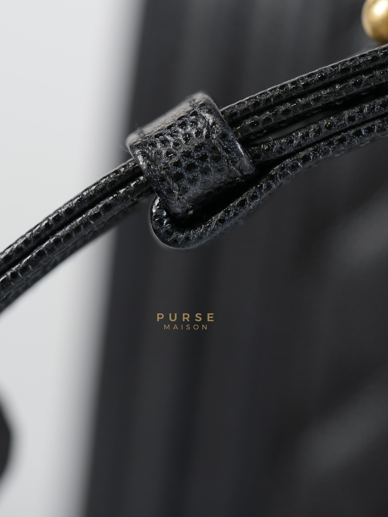 Boy Medium in Black Caviar Leather Aged Gold Hardware (Series 27) | Purse Maison Luxury Bags Shop