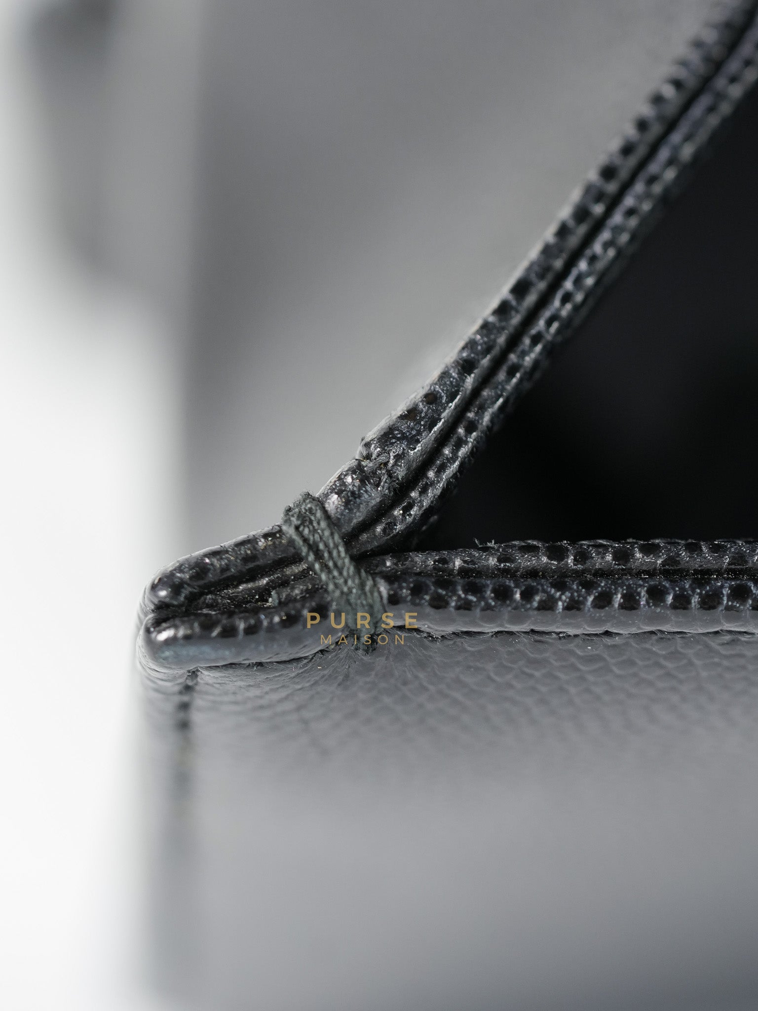 Boy Medium in Black Caviar Leather Aged Gold Hardware (Series 27) | Purse Maison Luxury Bags Shop