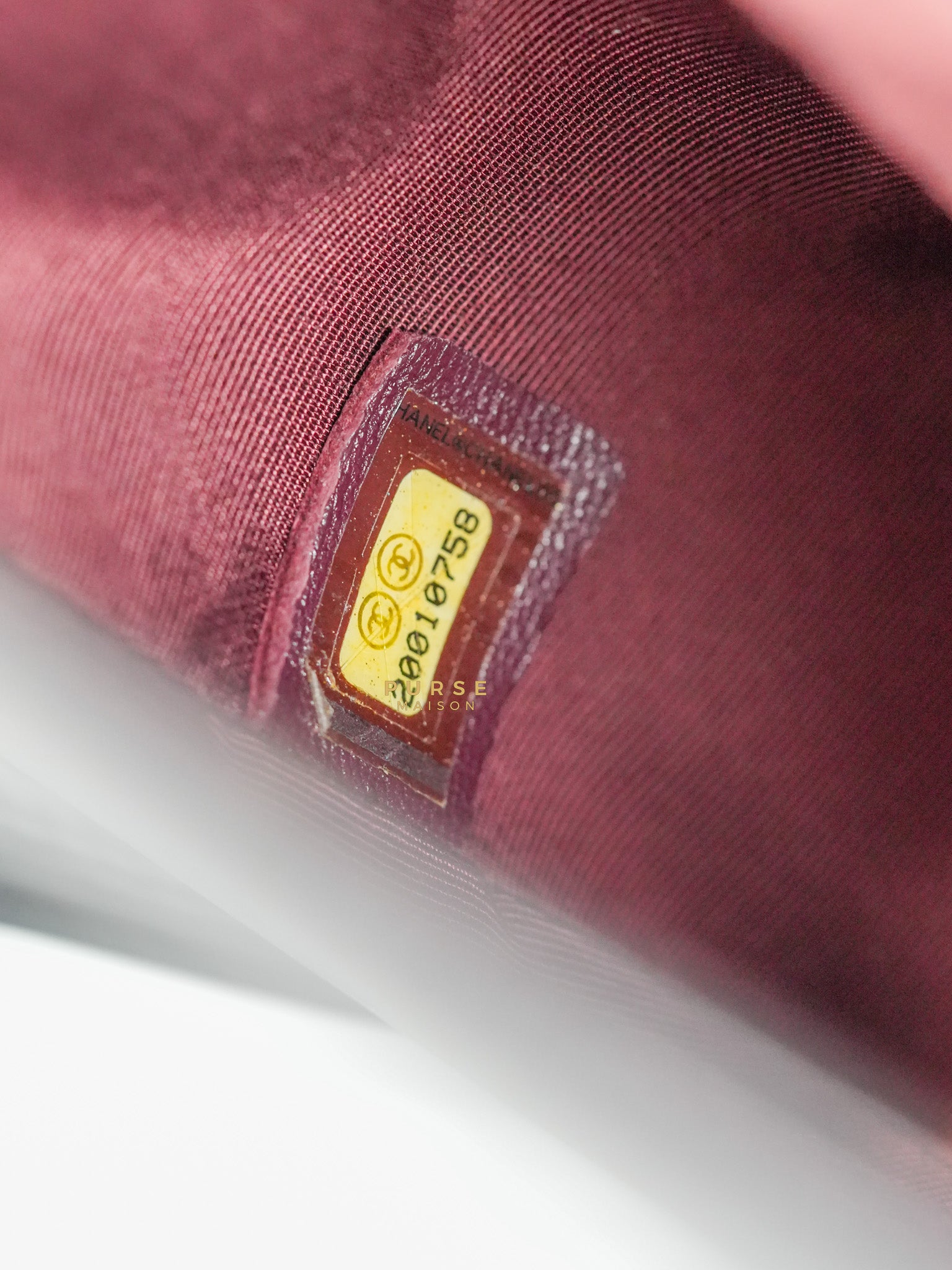 Boy New Medium Chevron Leather Boy Shoulder in Gun Metal Tone Hardware Series 20 | Purse Maison Luxury Bags Shop