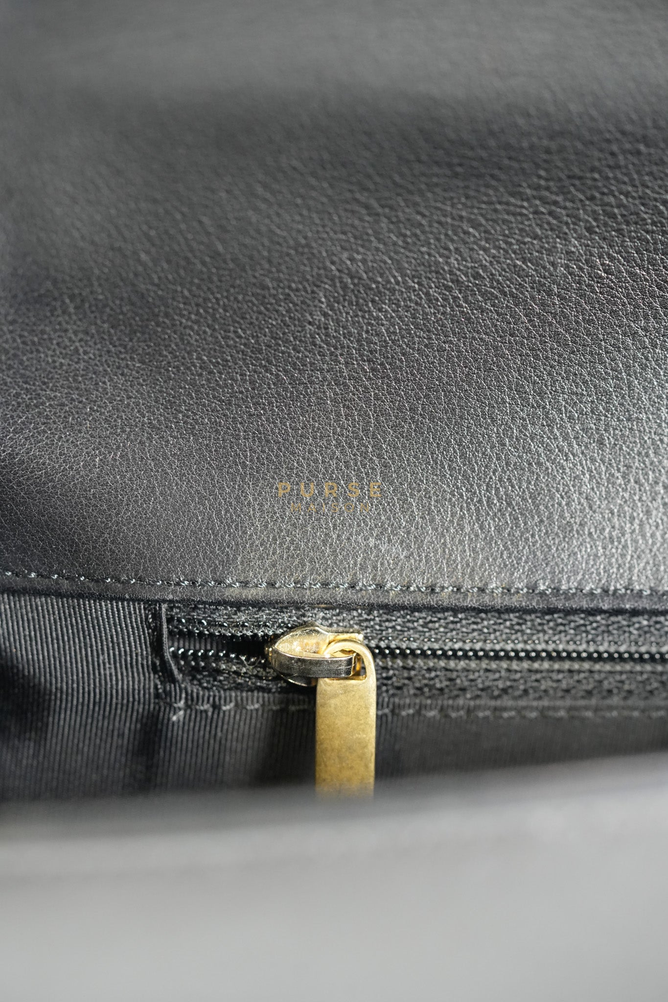 Boy New Medium in Black Quilted Lambskin Leather and Aged Gold Hardware Series 20 | Purse Maison Luxury Bags Shop