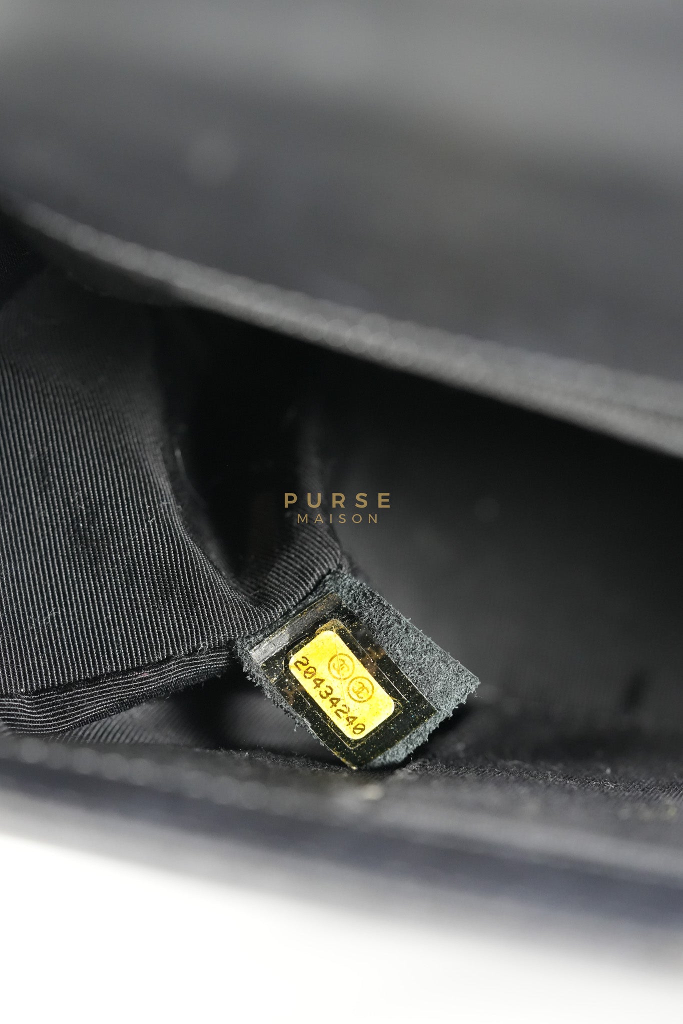 Boy New Medium in Black Quilted Lambskin Leather and Aged Gold Hardware Series 20 | Purse Maison Luxury Bags Shop