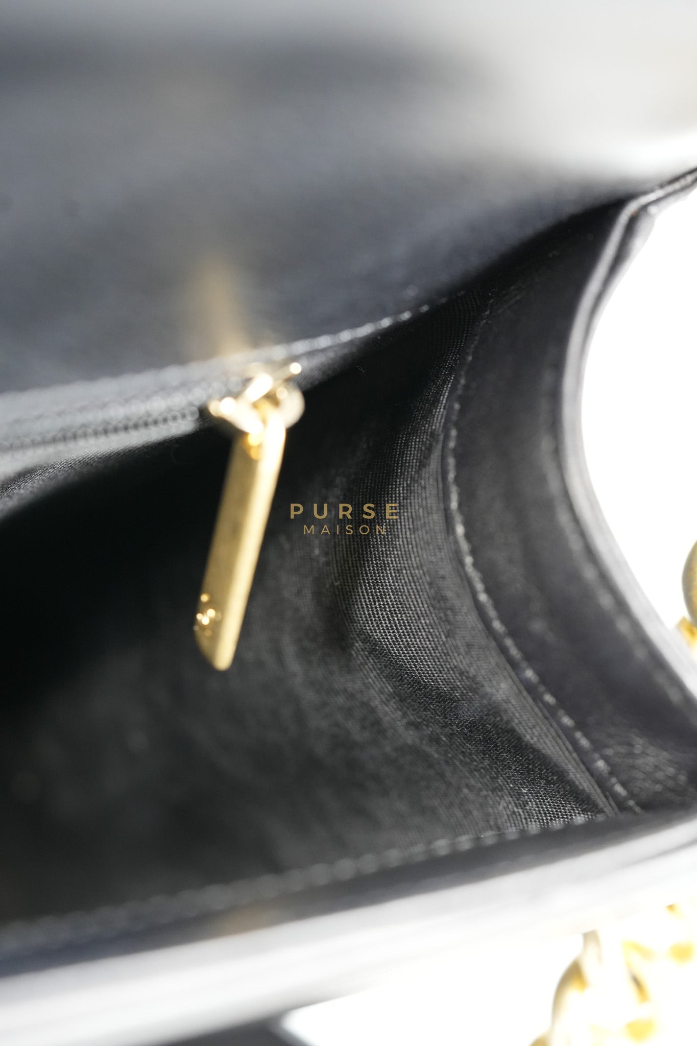 Boy New Medium in Black Quilted Lambskin Leather and Aged Gold Hardware Series 20 | Purse Maison Luxury Bags Shop