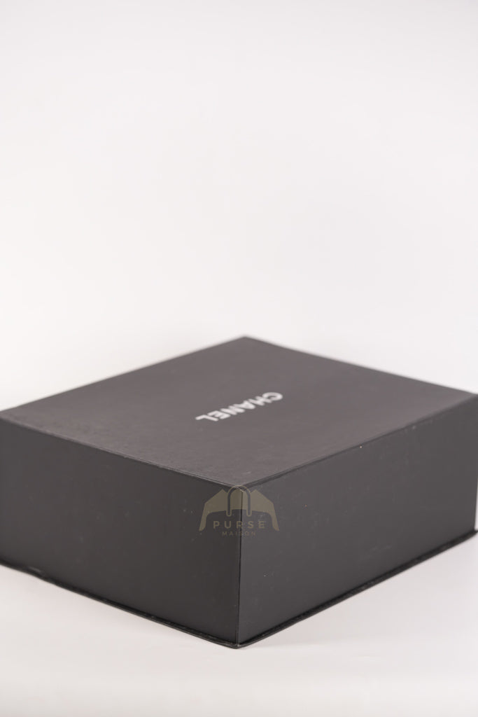 Boy New Medium Metallic Gray Calfskin Leather in Ruthenium Hardware Series 20 | Purse Maison Luxury Bags Shop