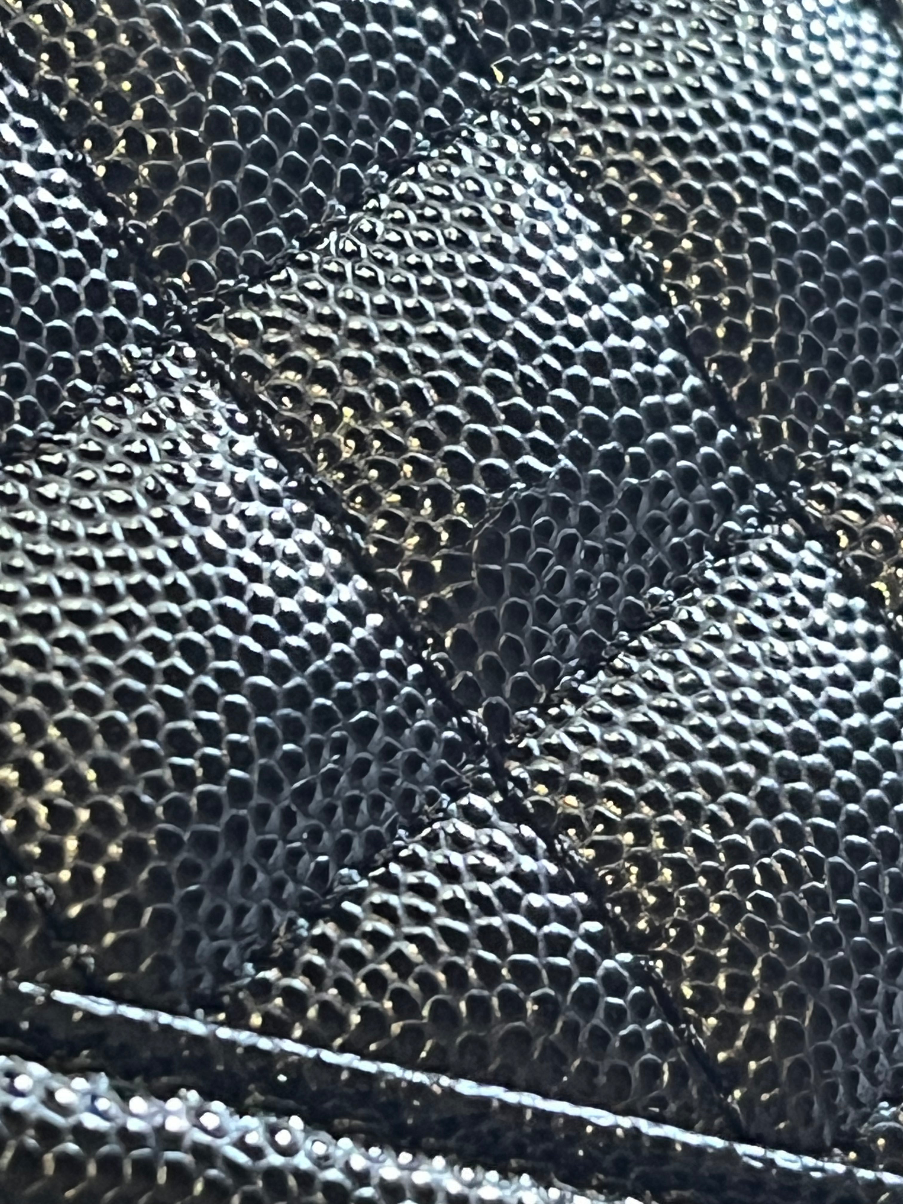 Boy Old Medium in Black Caviar Leather Ruthenium Hardware (Microchip) | Purse Maison Luxury Bags Shop